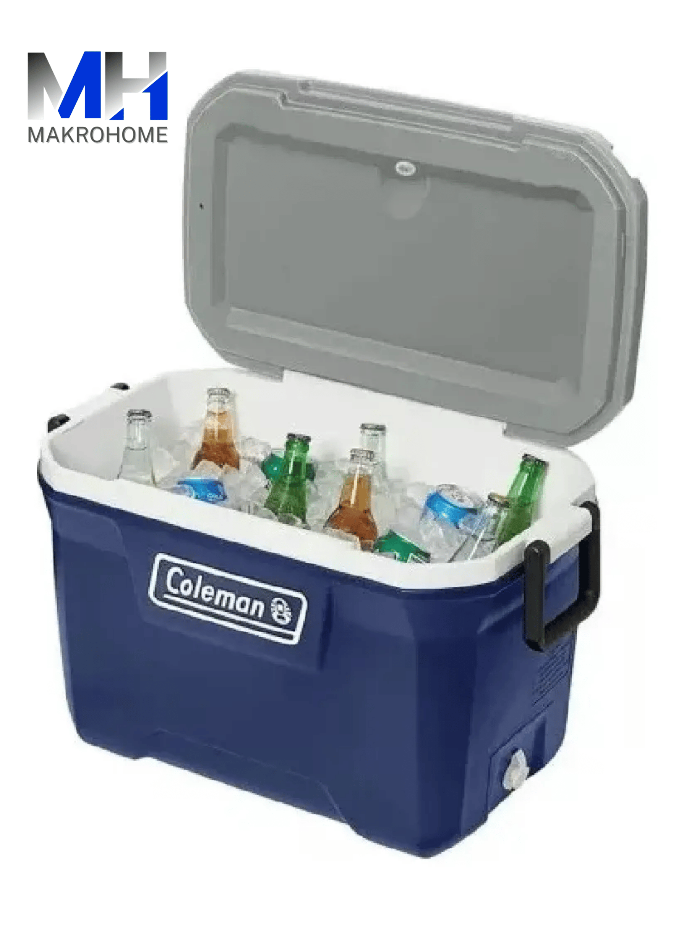 Cooler Nevera Coleman 49 2 Lts 52 Qt Azul 80 Latas-2