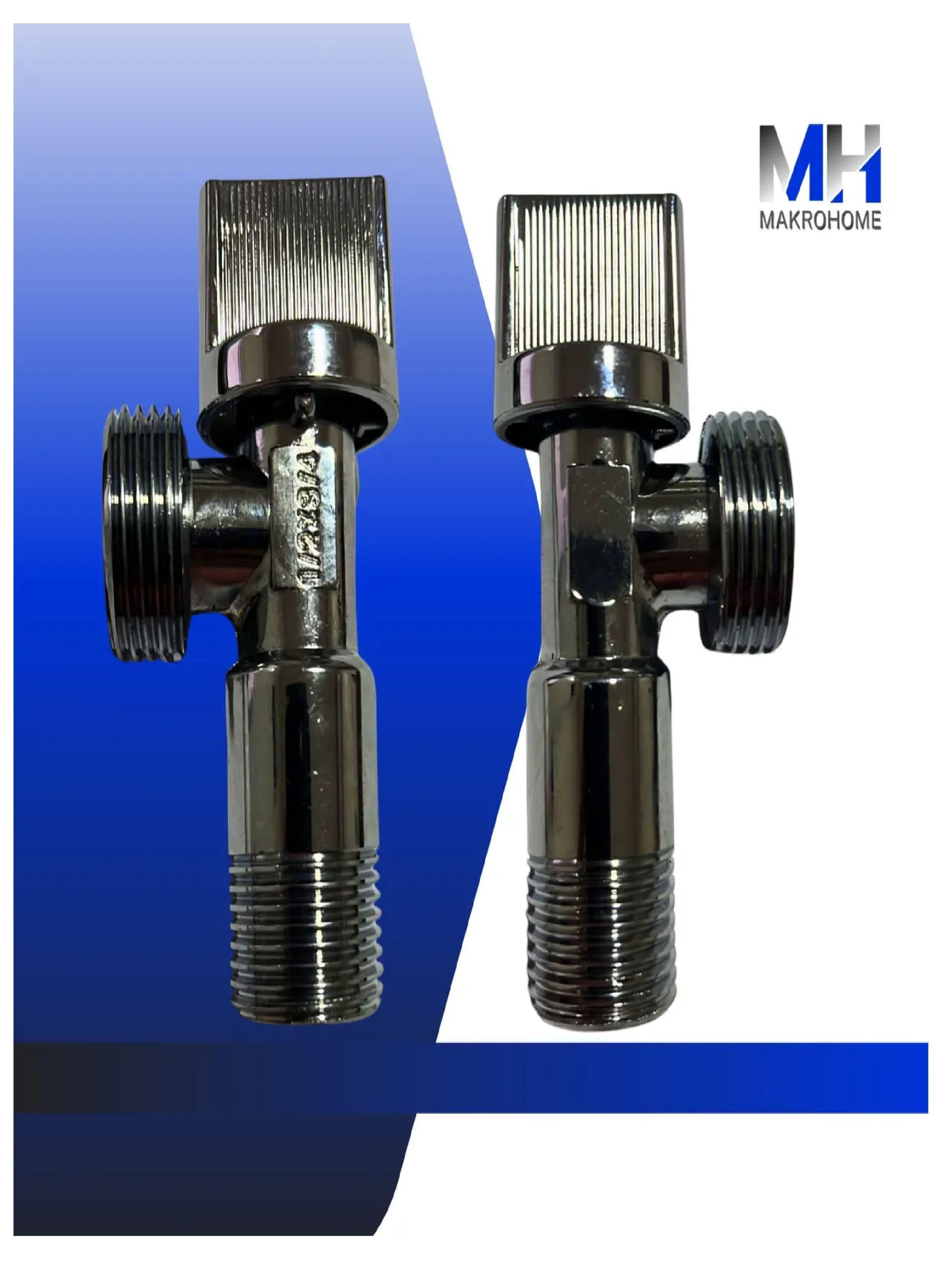 Llave Angular Acero Cromado 1/2 X 3/4 Con Flange-4