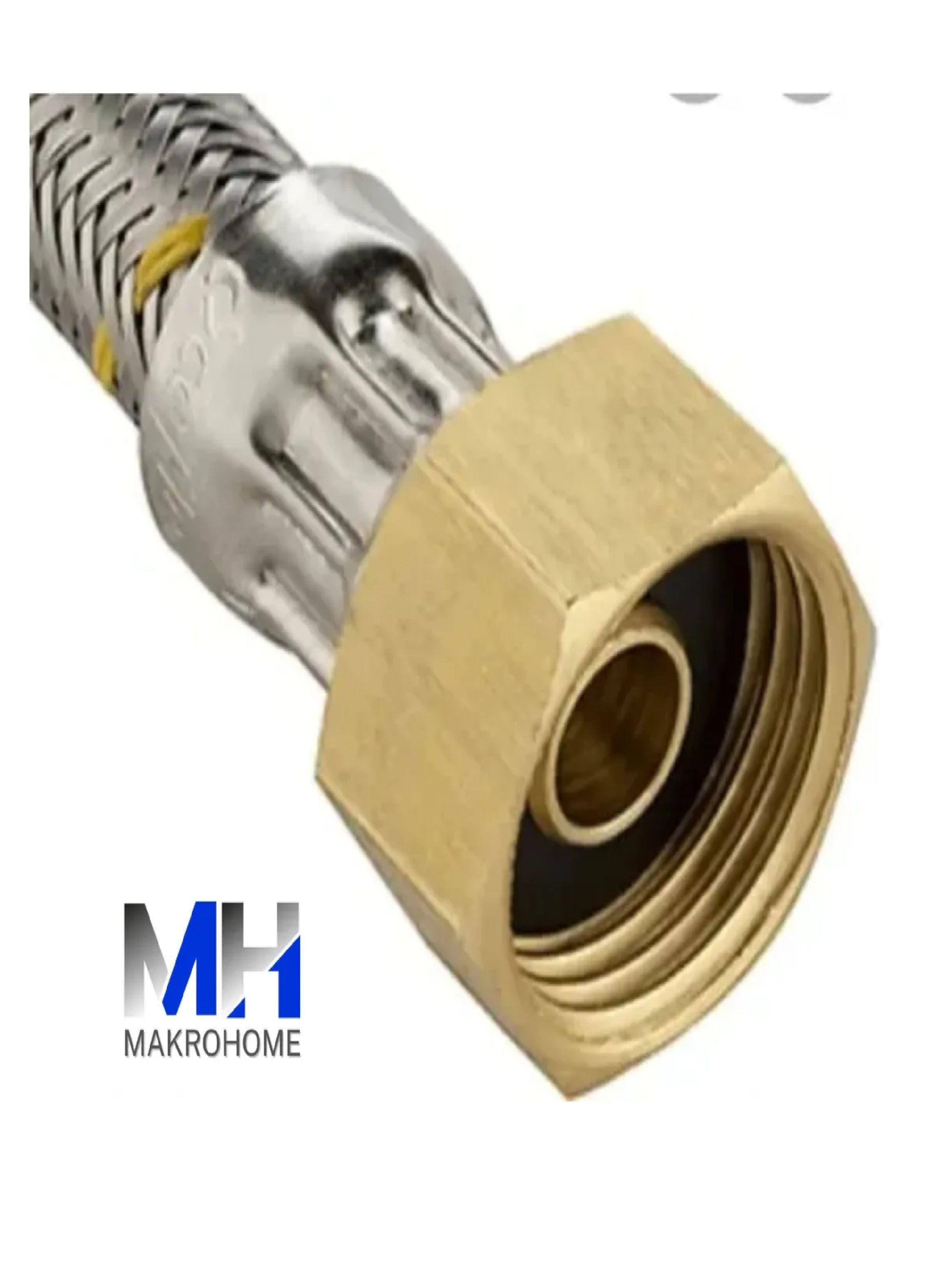 Flexible Para Gas Sercogas 1/2x3/8 Certificado Acero 1 Metro-3