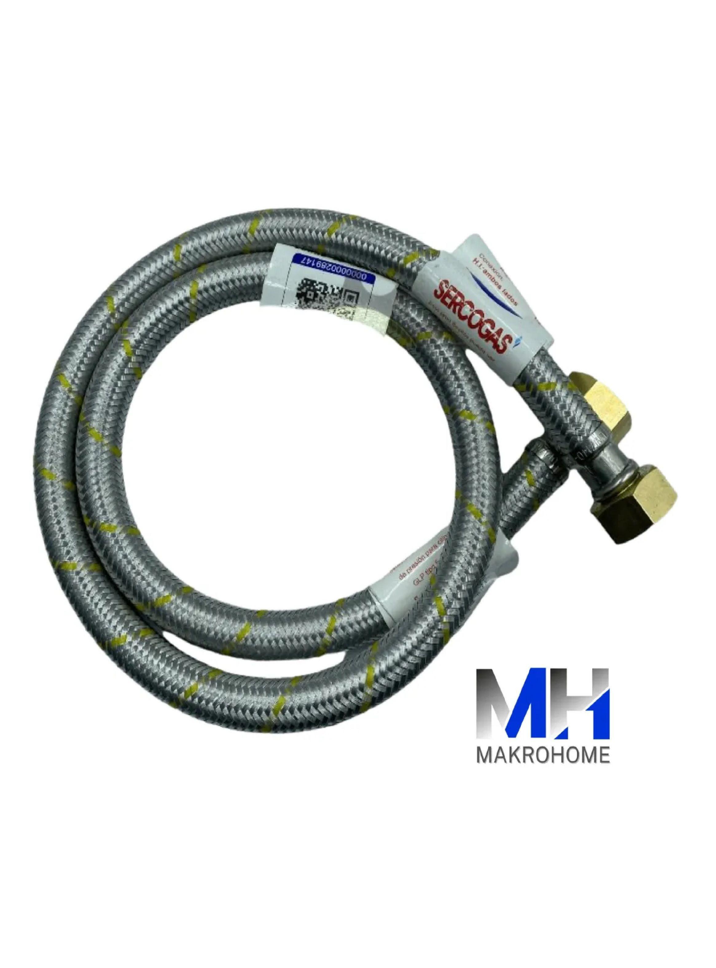 Flexible Para Gas Sercogas 1/2x3/8 Certificado Acero 1 Metro-4