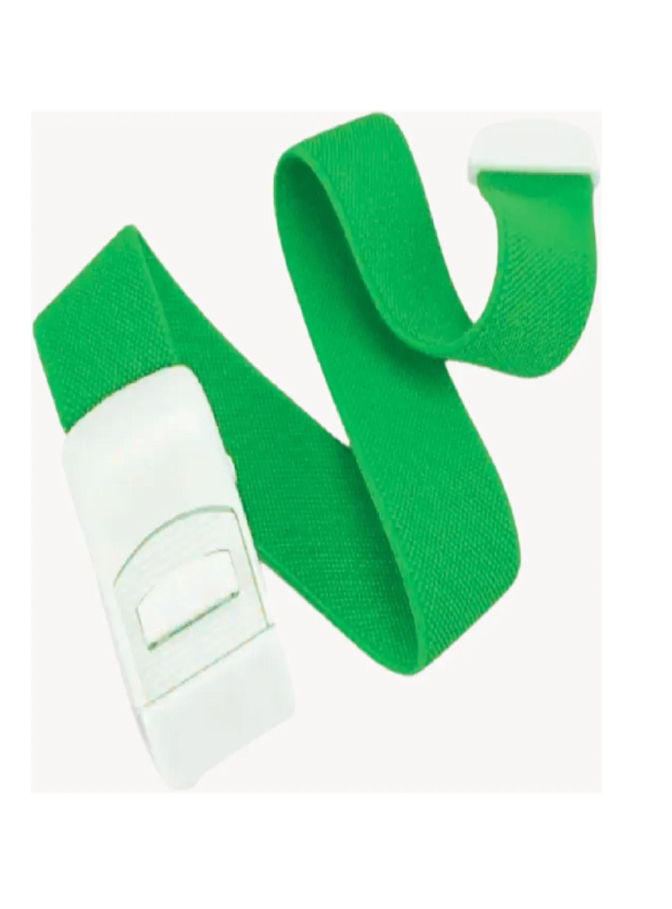 Torniquete Ligadura Elastico Con Hebilla Verde 6 Unidades-4