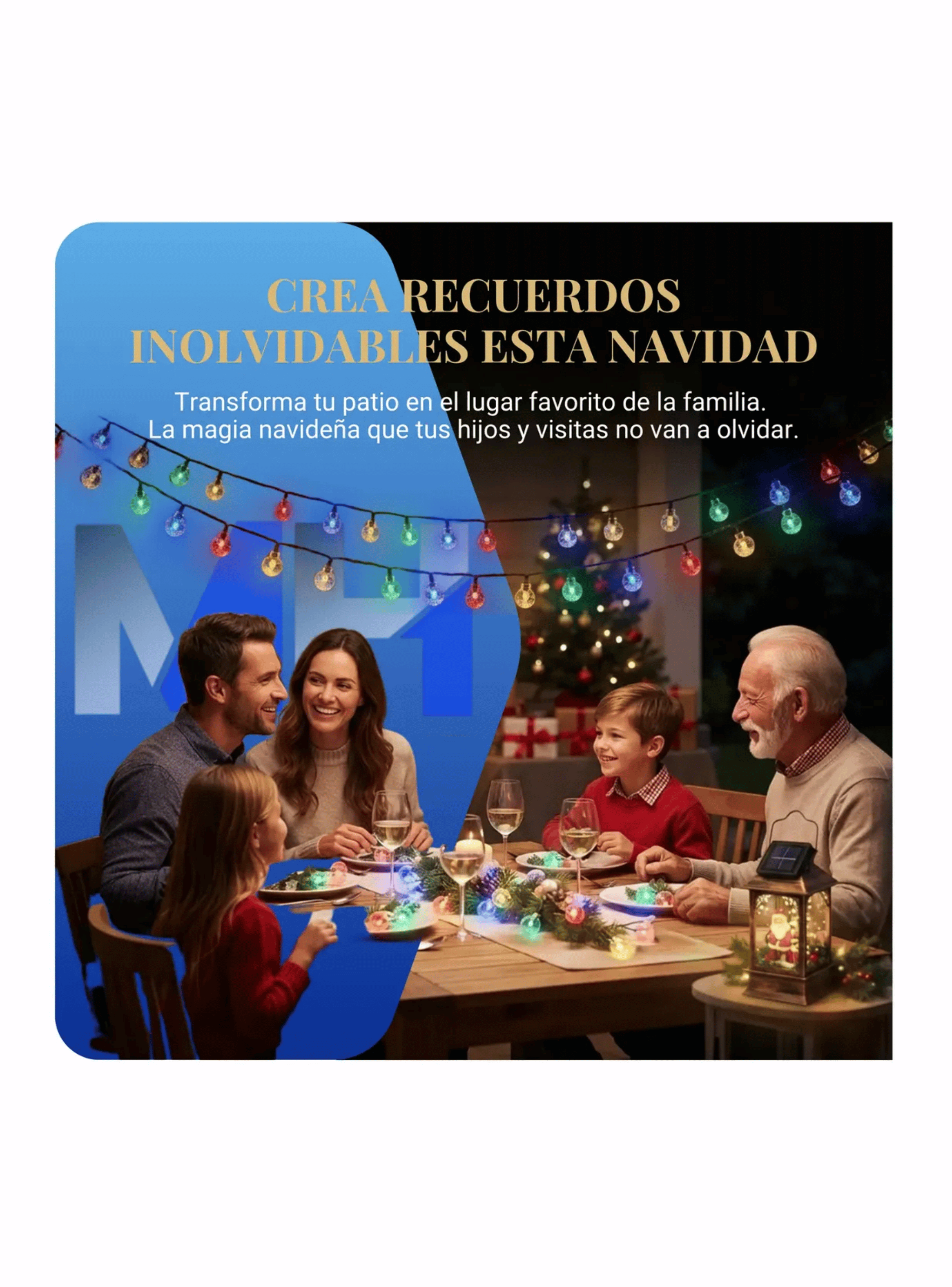 Luces De Navidad Led Globos De Colores Lineal 5m 20 Led-4