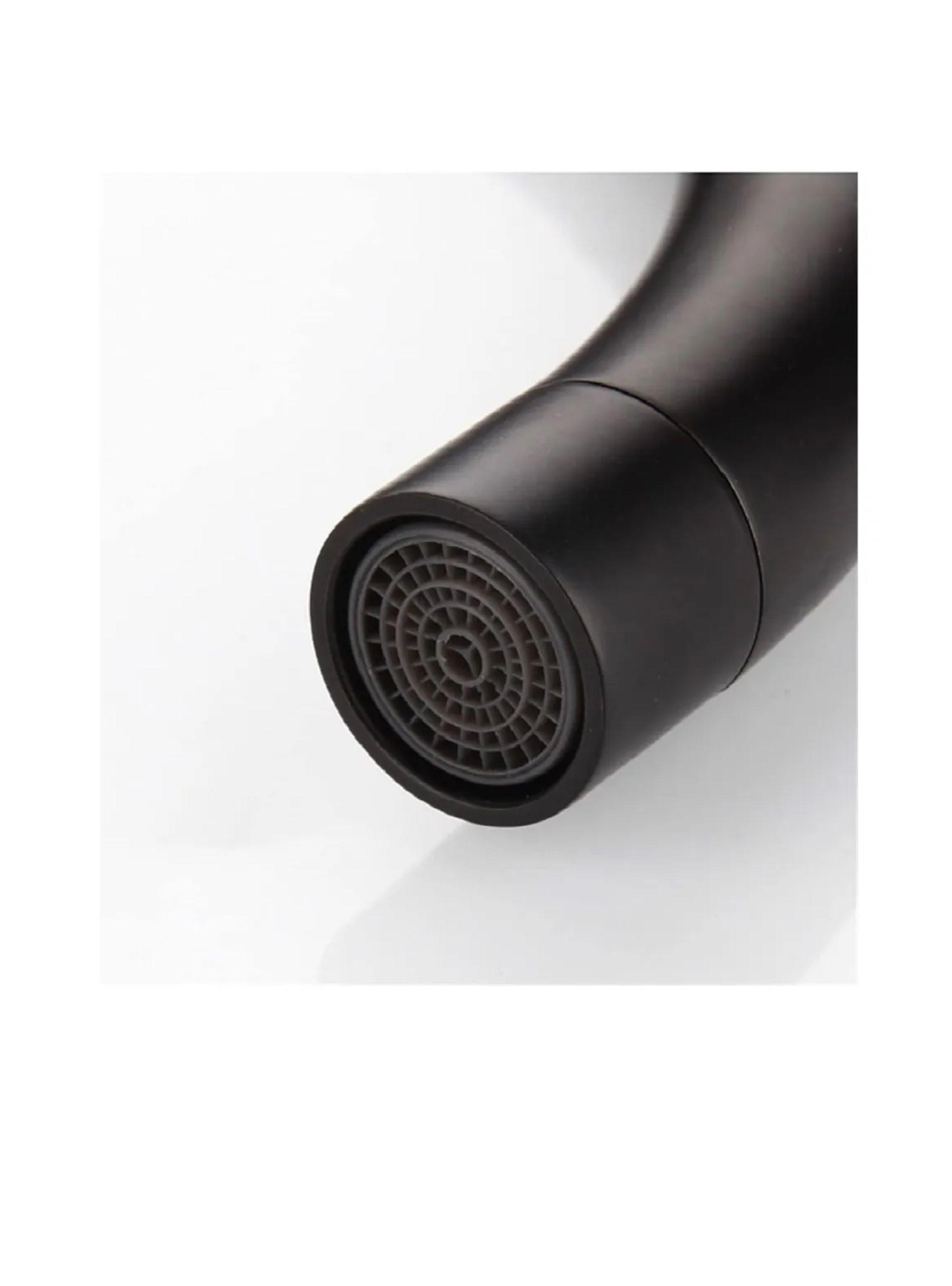Llave Lavacopas Negro Mate Agua Fria O Caliente Notte Taumm-4