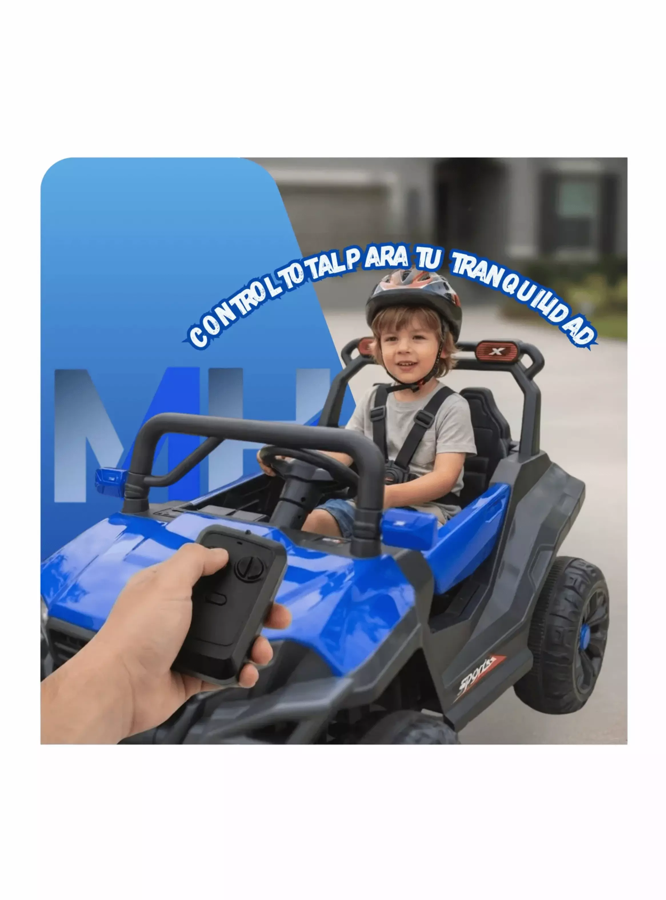 Auto Electrico Infantil Bateria 12v Control Remoto Luces Mp3-2