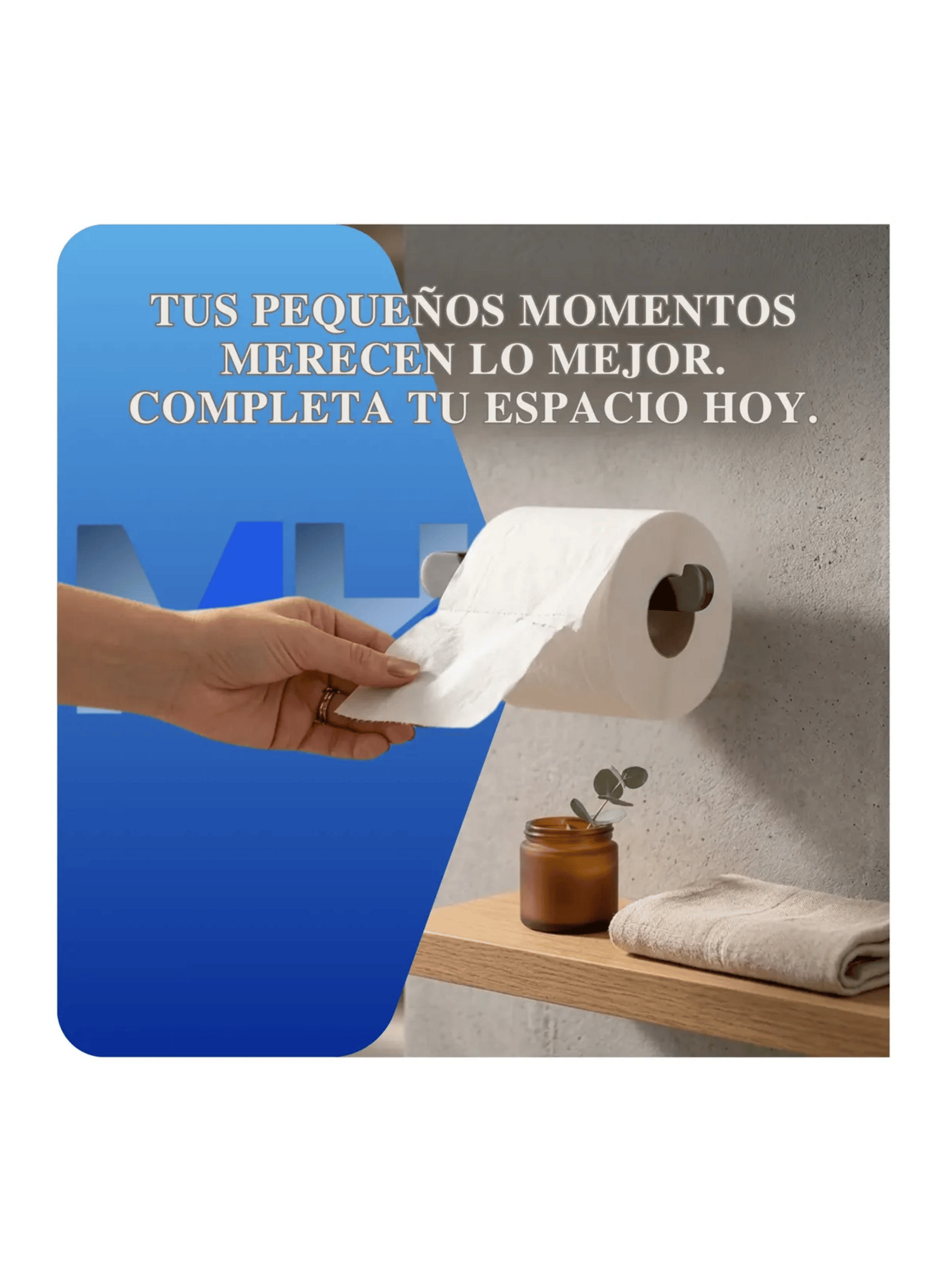 Porta Rollo Papel Higienico Taumm Kassel Gris De Pared-5