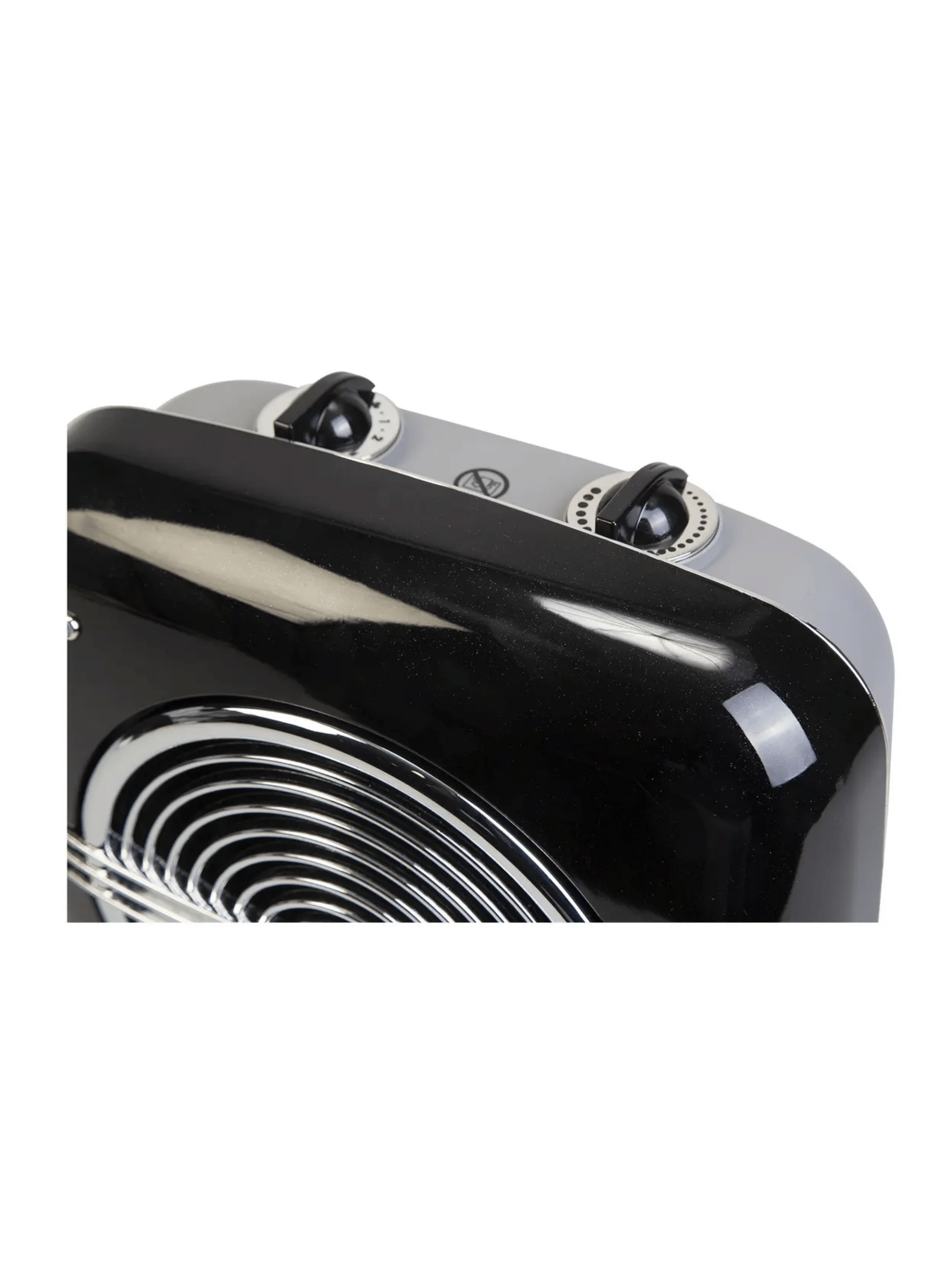 Pack X2 Termoventilador Vintage Ht2000b Estilo Cl sico Negro-6