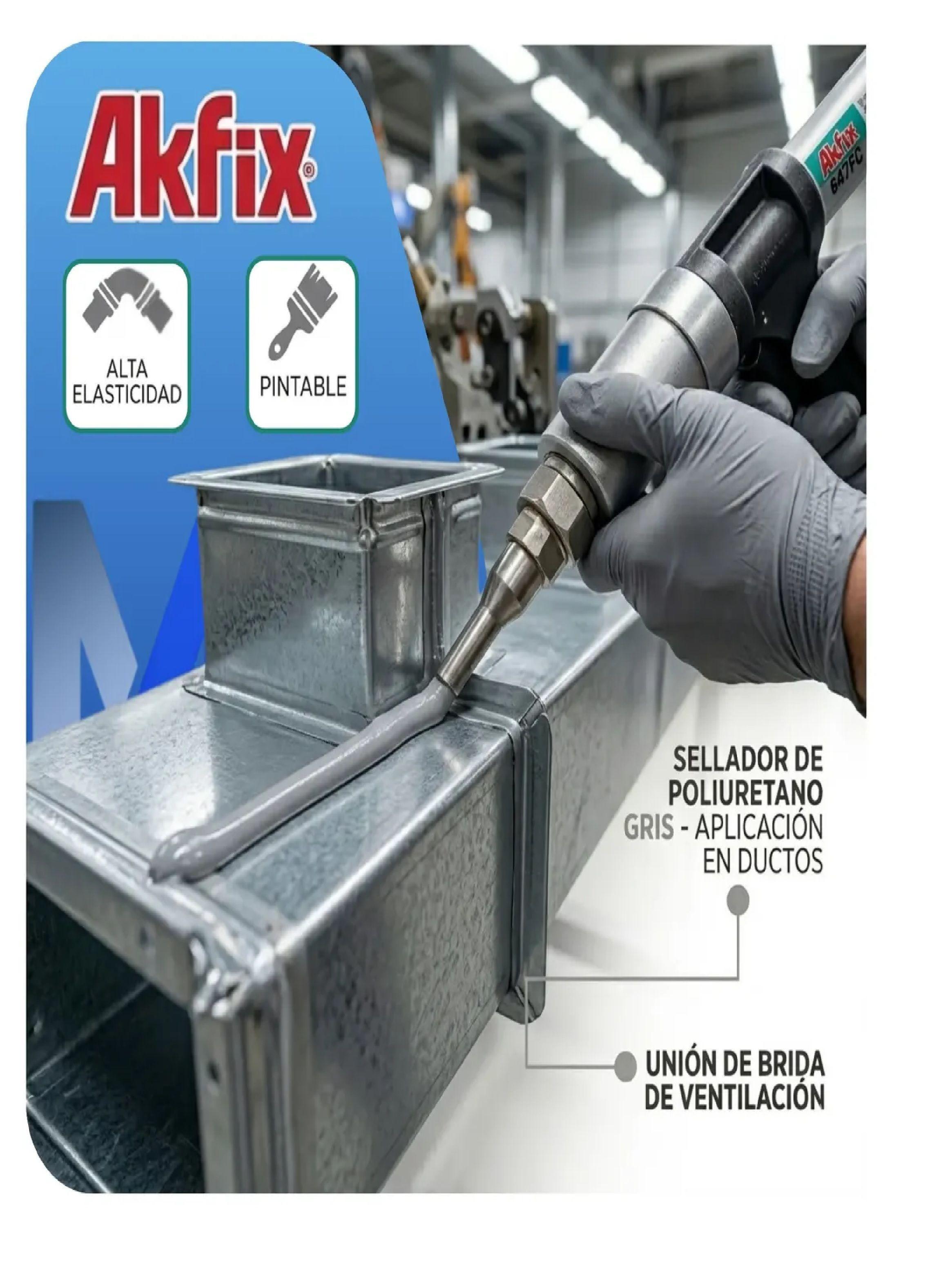 Sellador Poliuretano Akfix 647fc Carroceria Industrial Pro-4