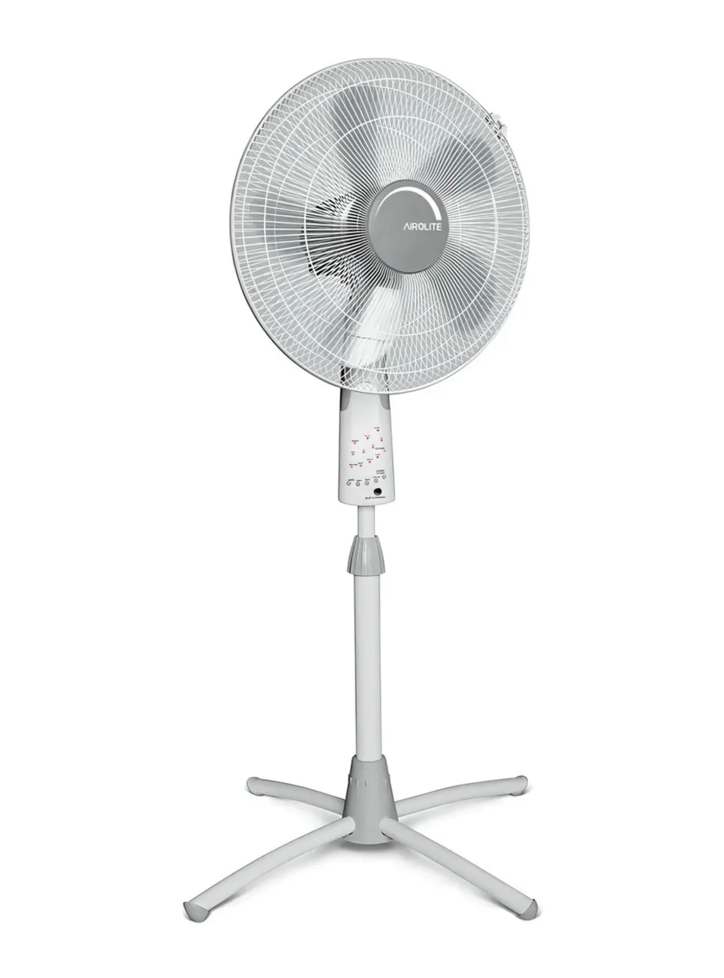 Ventilador Pedestal 16 Pulgadas Airolite V16p6r Blanco 50w-0