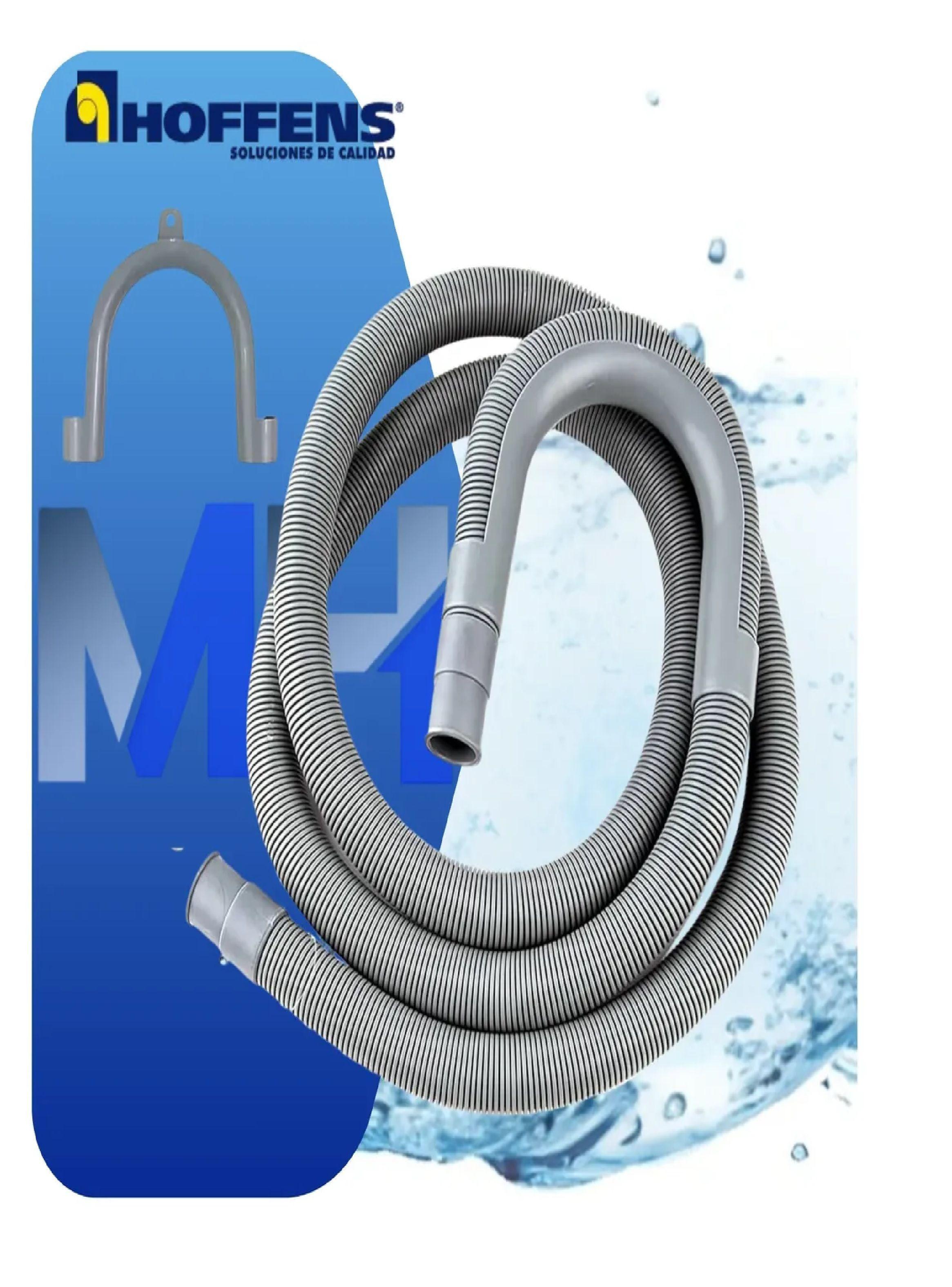 Manguera Desagüe Lavadora Universal 160cm Hoffens Soporte U-4