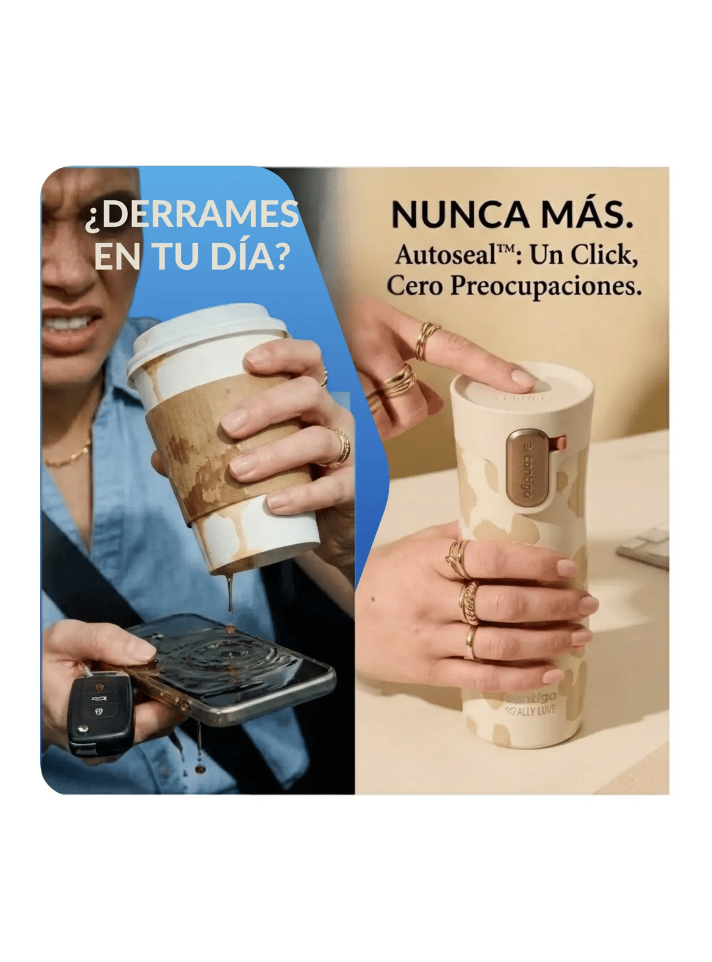 Mug Vaso Termico Contigo West Loop 473ml Autoseal Ally Love-3