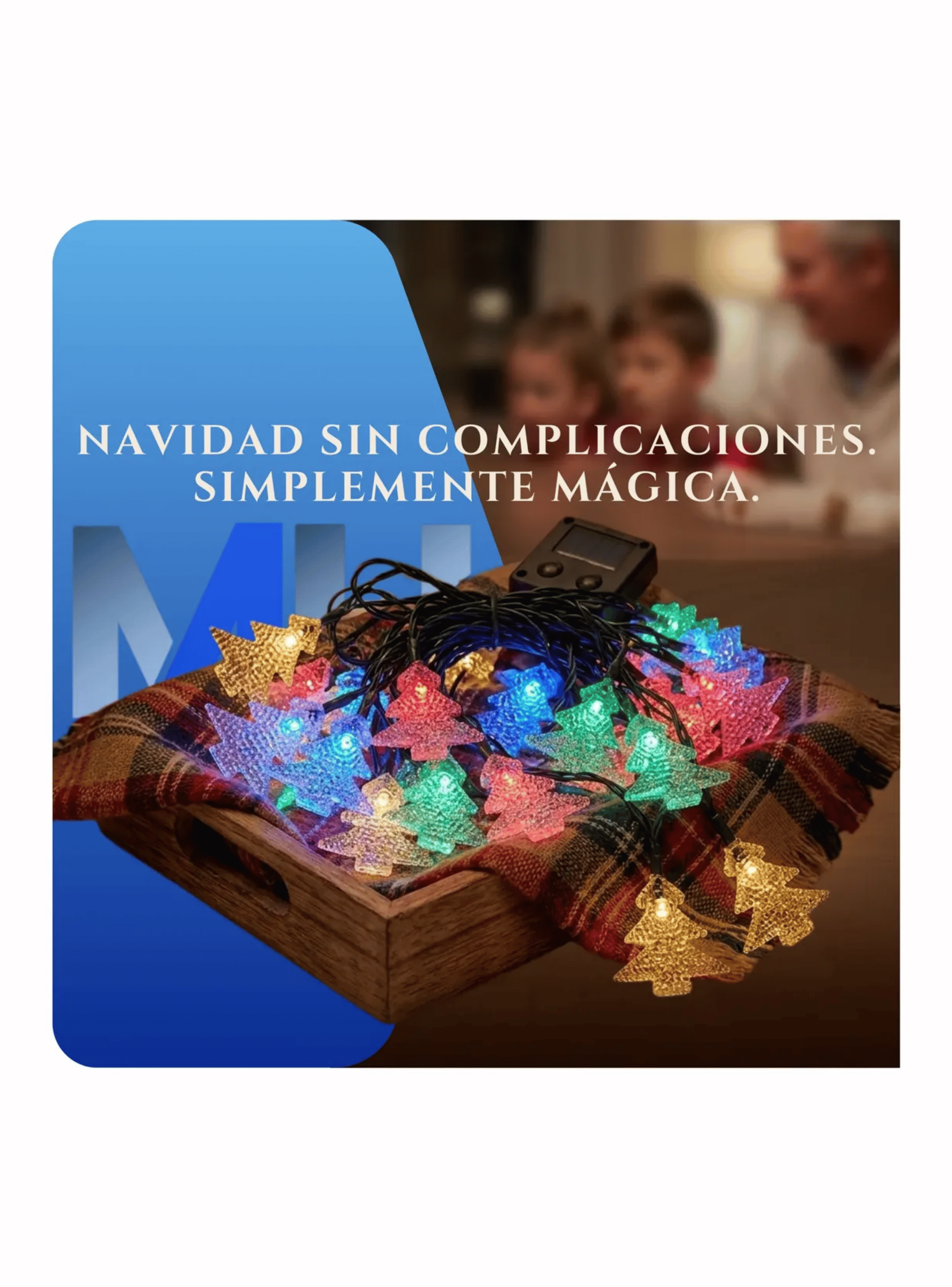 Luces De Navidad Led Arbol De Navidad 5m 20 Led Pack X2-2