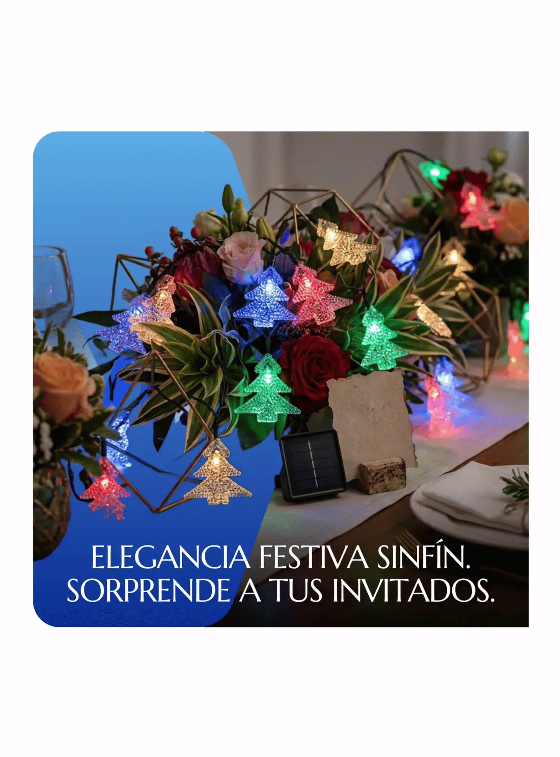 Luces De Navidad Led Arbol De Navidad 5m 20 Led Pack X2-5