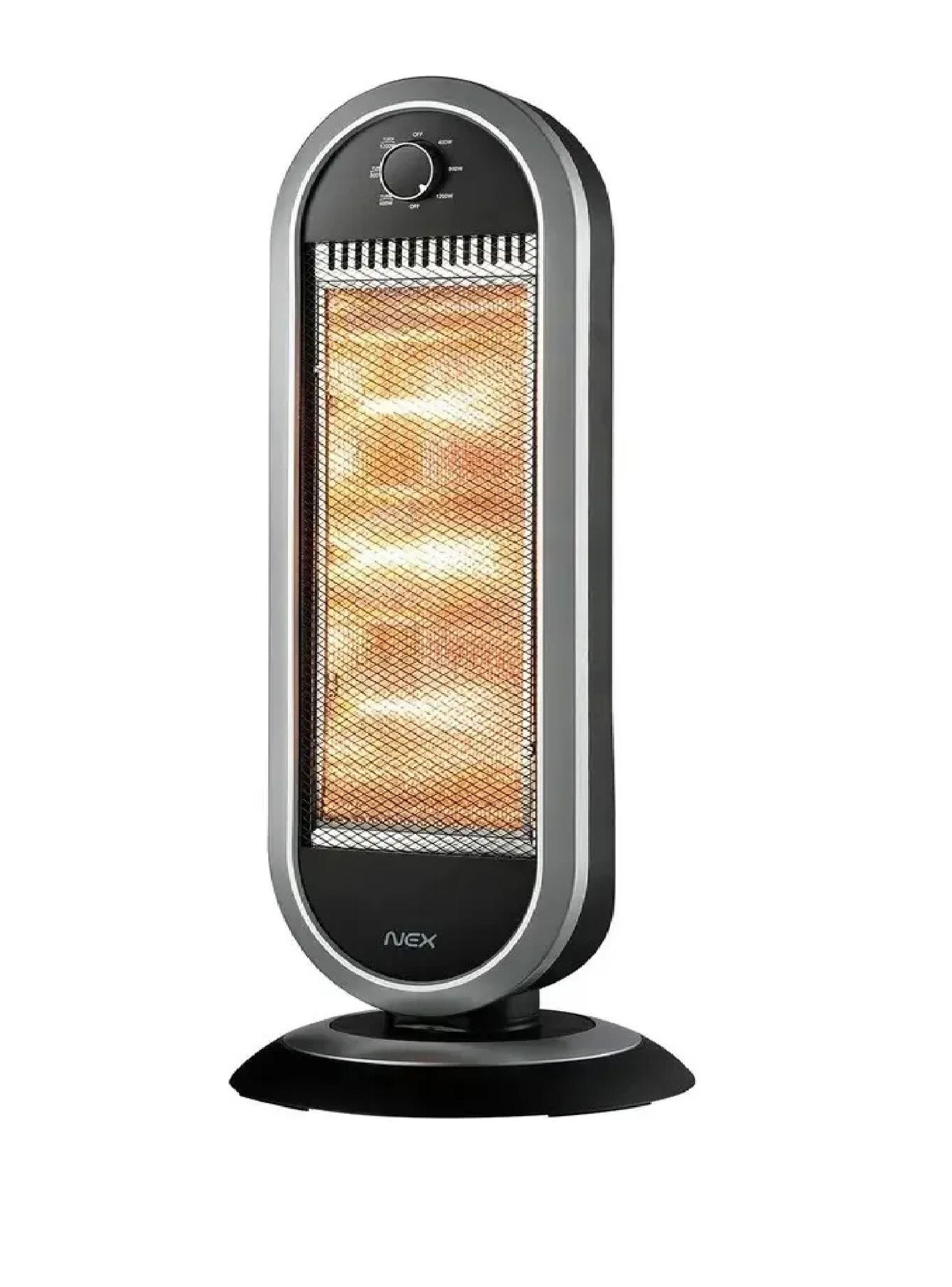 Calefactor Estufa Halogena Nex 1100w 3 Niveles Antivuelco-4