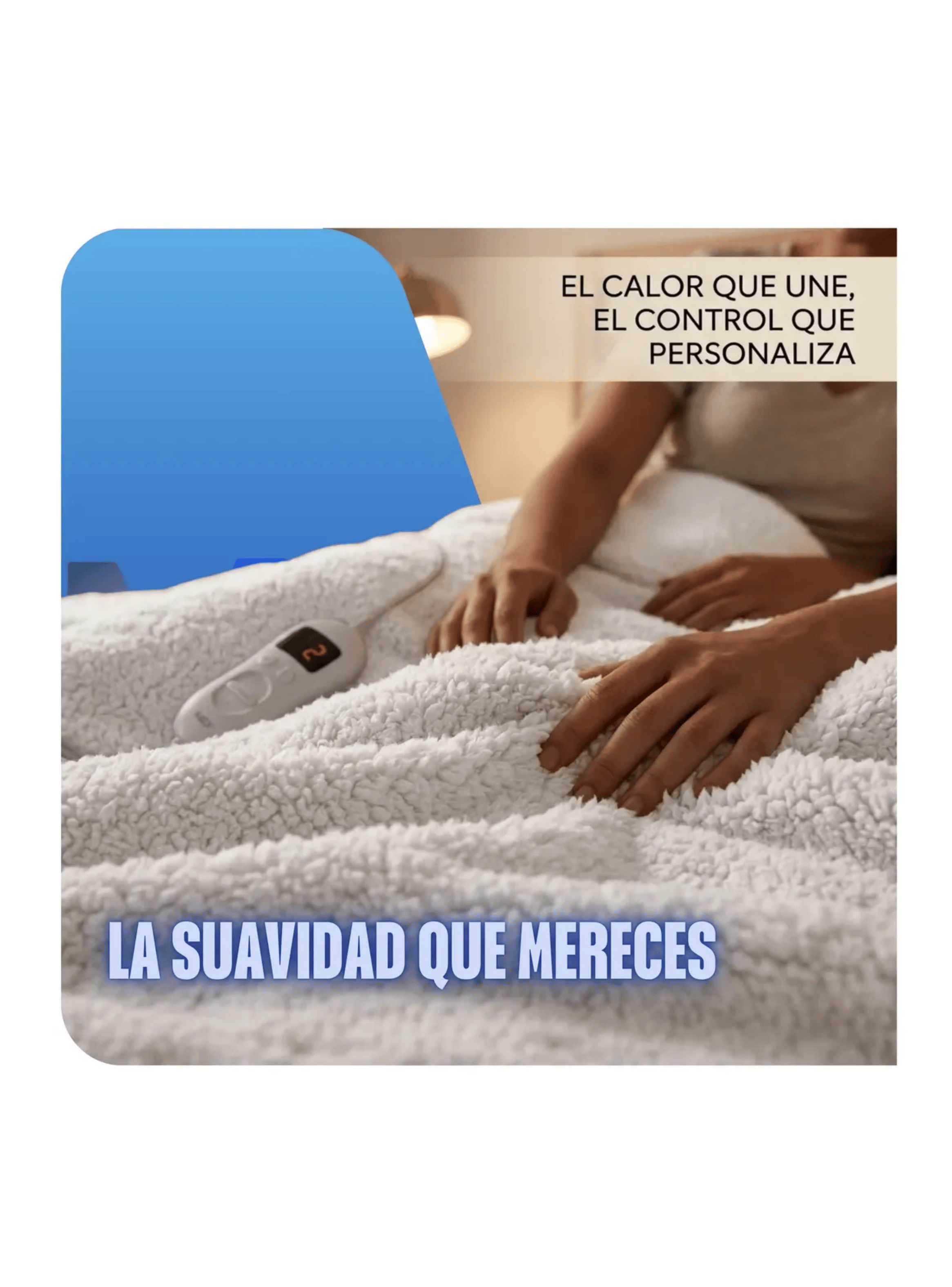 Calientacama Nex Premium 2 Plazas 150x160cm 8 Niveles Calor-2