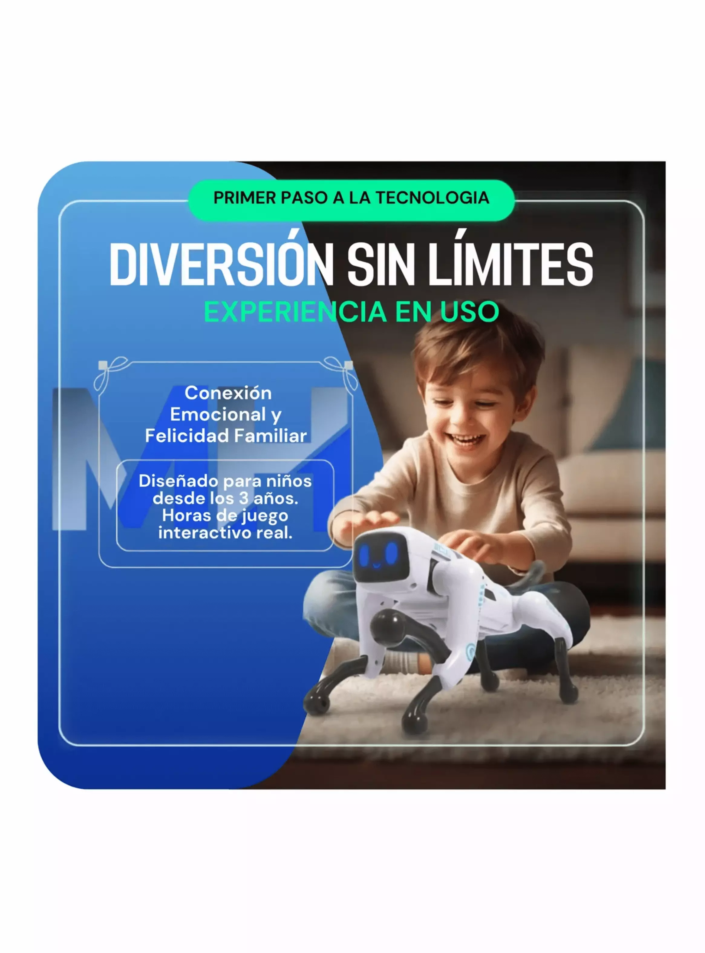 Perro Robot Bionico Inteligente Control Remoto App Stem-1