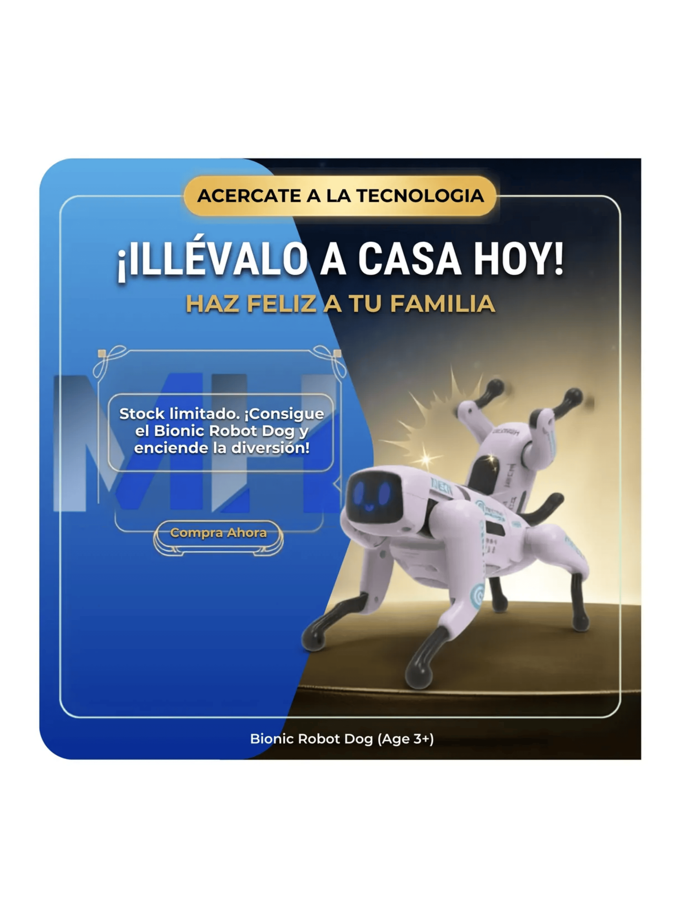 Perro Robot Bionico Inteligente Control Remoto App Stem-4