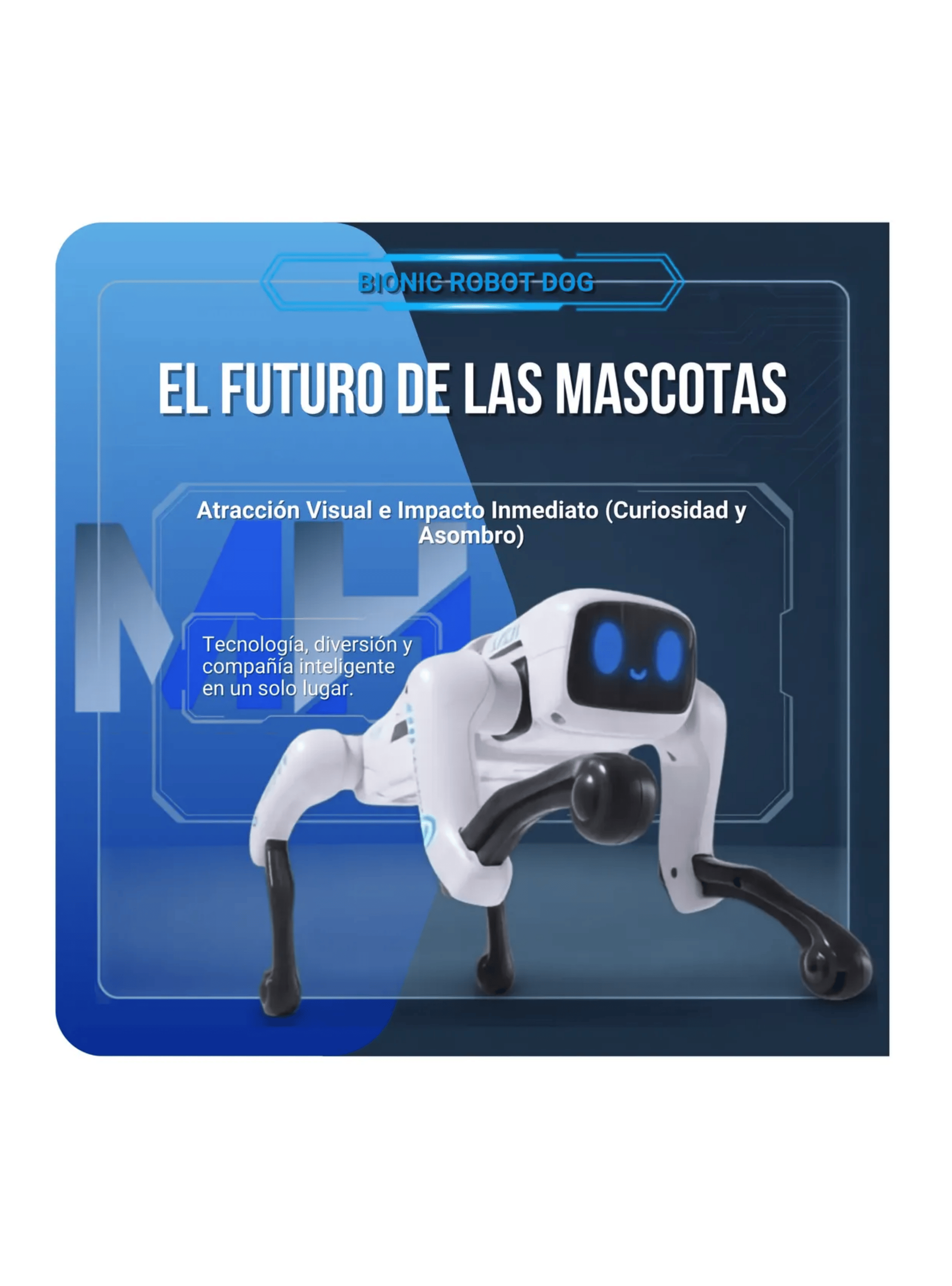Perro Robot Bionico Inteligente Control Remoto App Stem-5