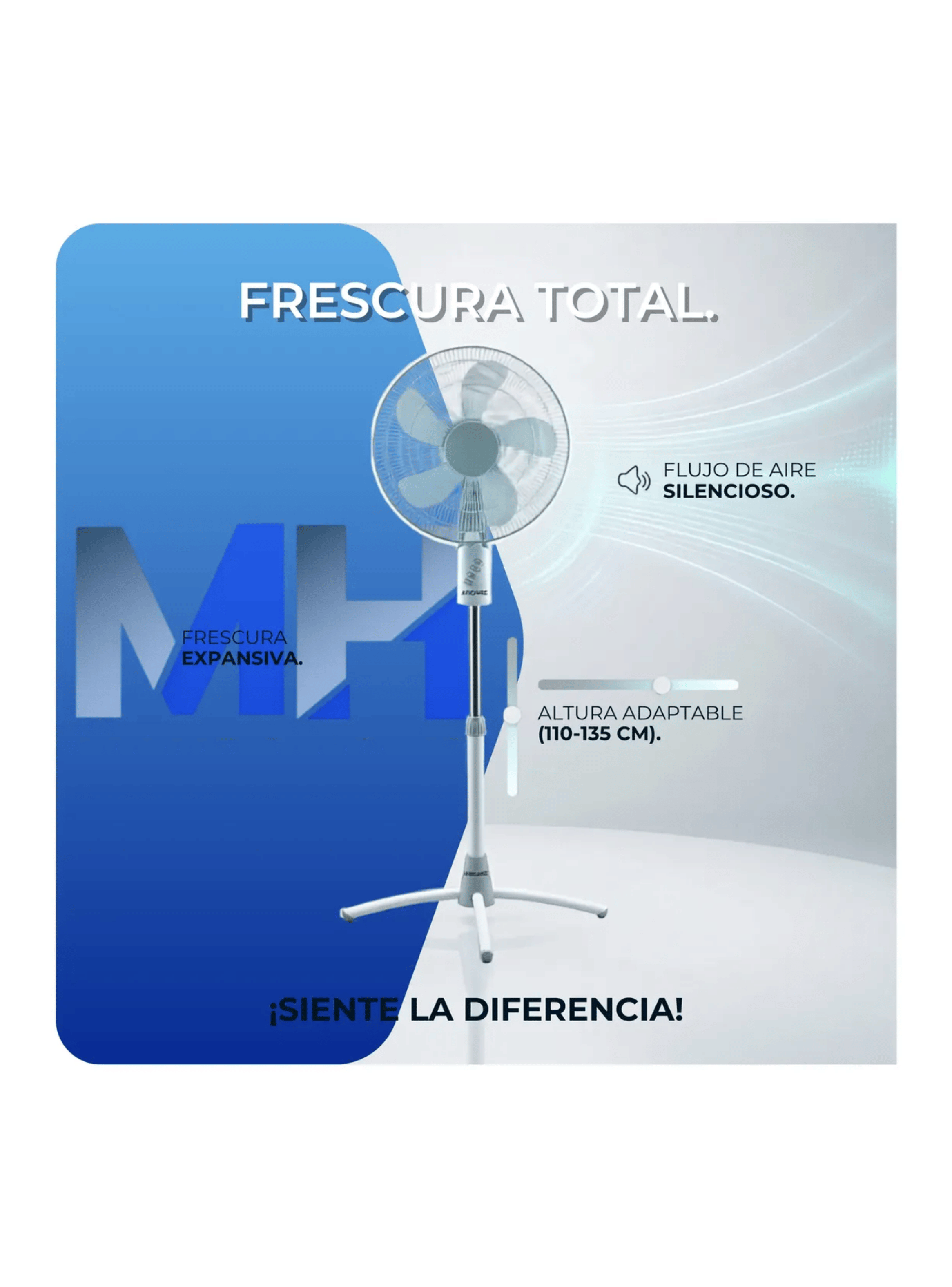 Ventilador Pedestal 16 Pulgadas Airolite V16p6 50w Silencios-5