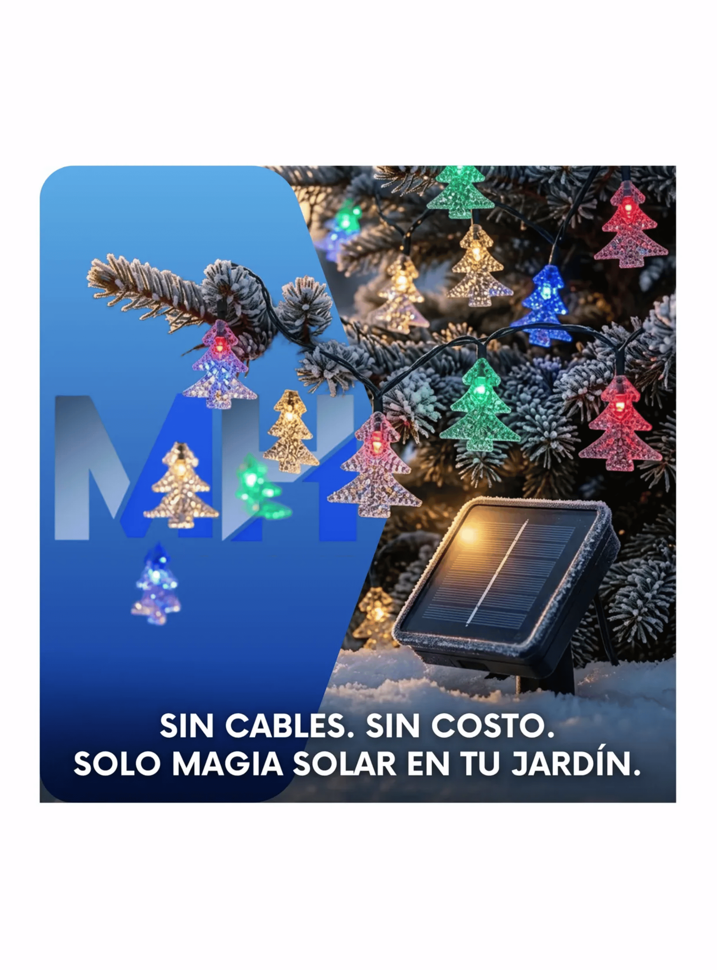 Luces De Navidad Led Arbol De Navidad 5m 20 Led Pack X6-4