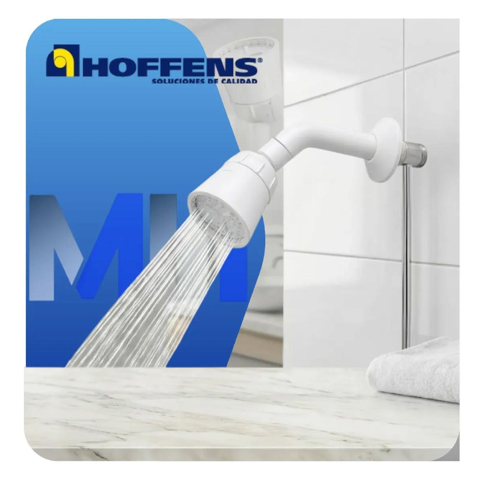 Ducha Movil Blanca Polipropileno Chorro Regulable Universal-2