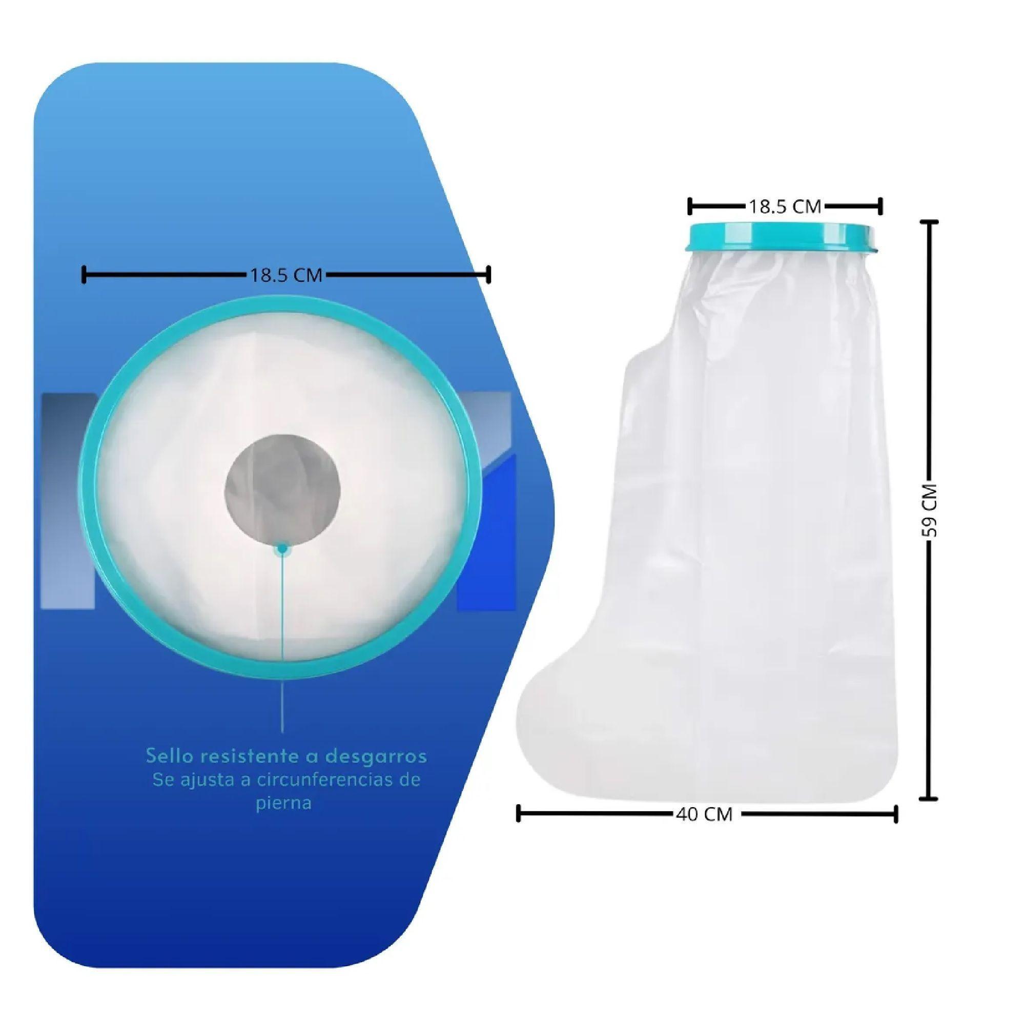 Protector De Yeso Impermeable Pierna Adulto Sello Hermetico-3