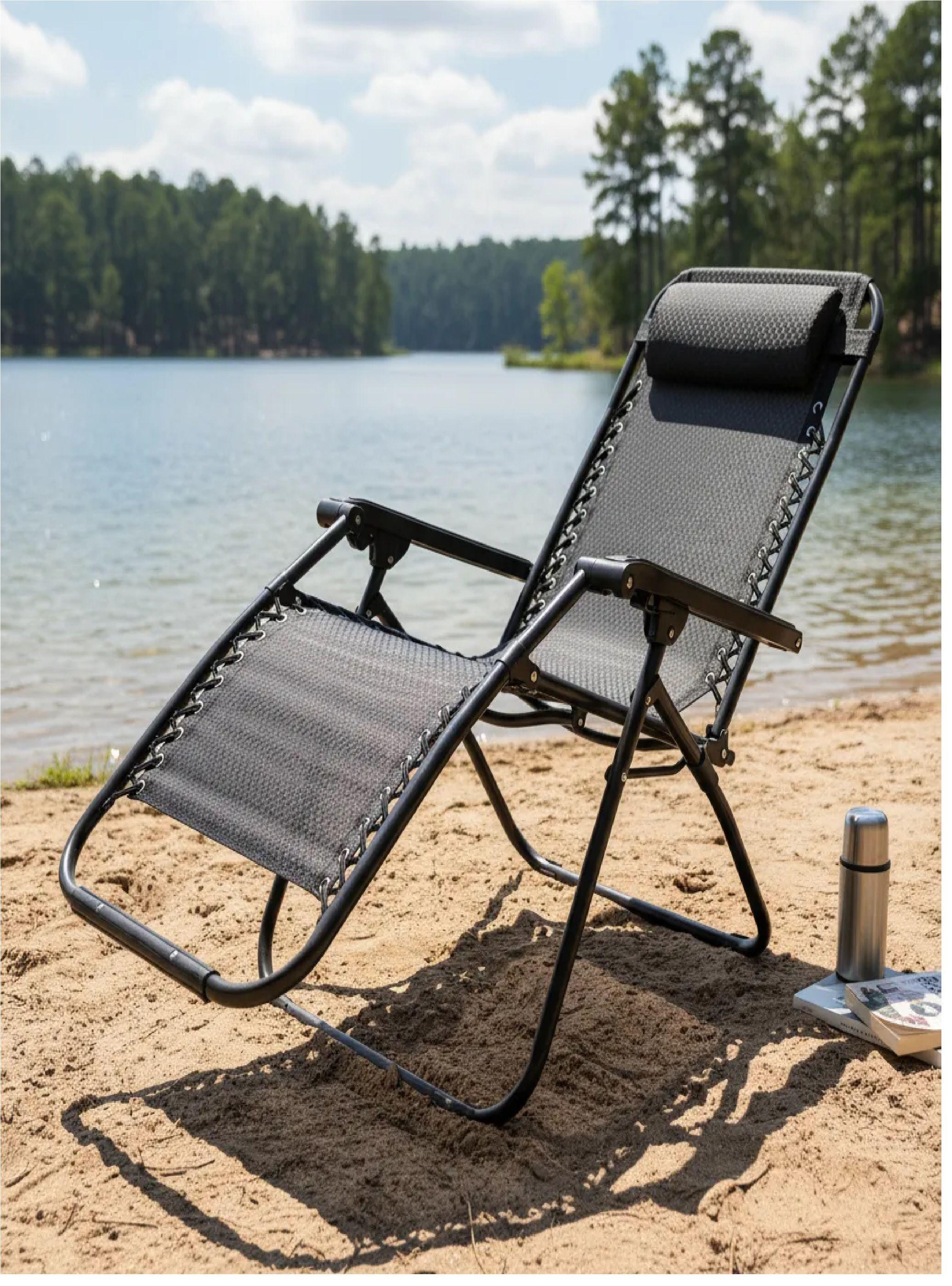 Silla Reposera Plegable Para Camping Y Playa O Piscina-4