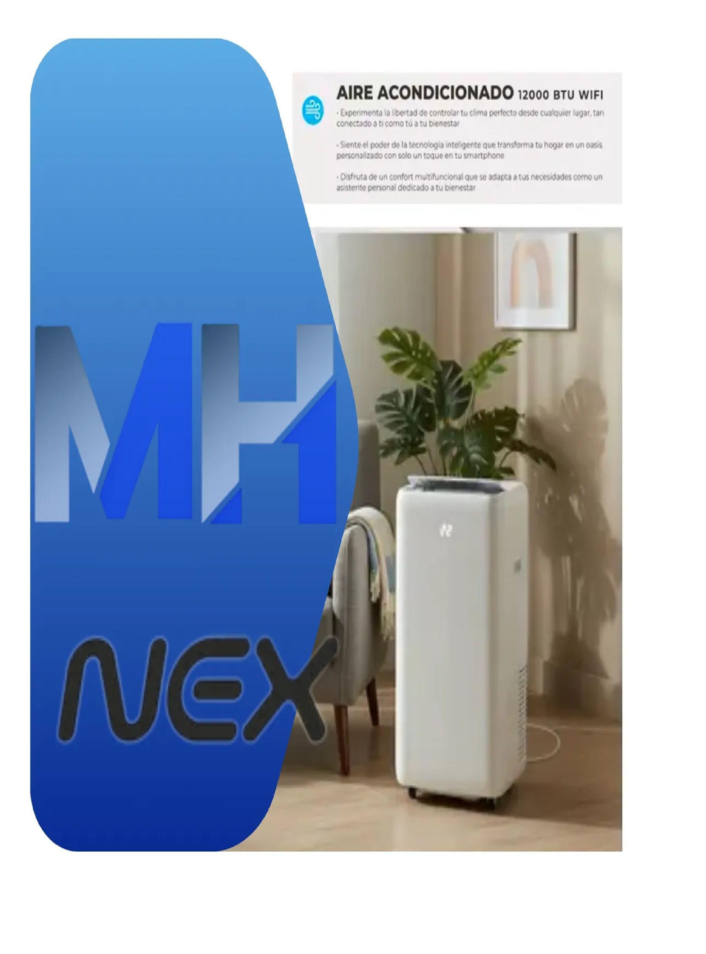 Aire Acondicionado Portatil Nex 12000 Btu Frio, Calor Y Wifi-3