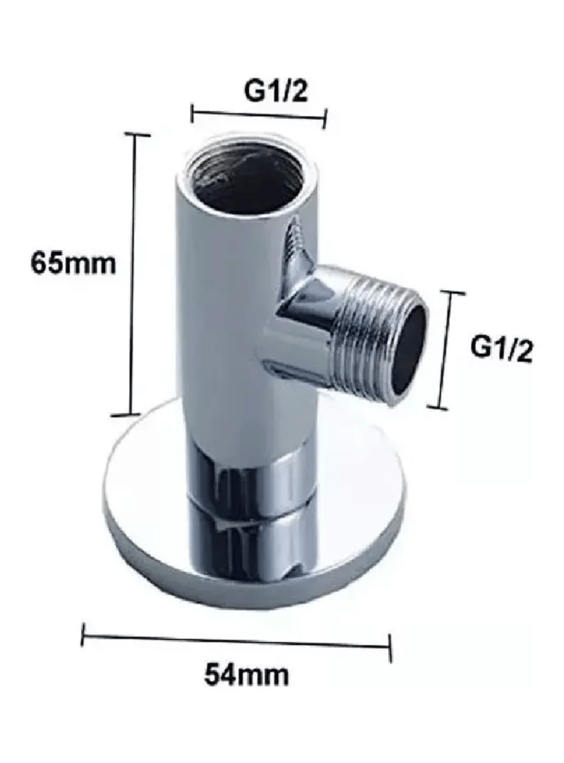 Brazo De 30 Cms Para Plato De Ducha Y Flexible De Ducha Inox-2