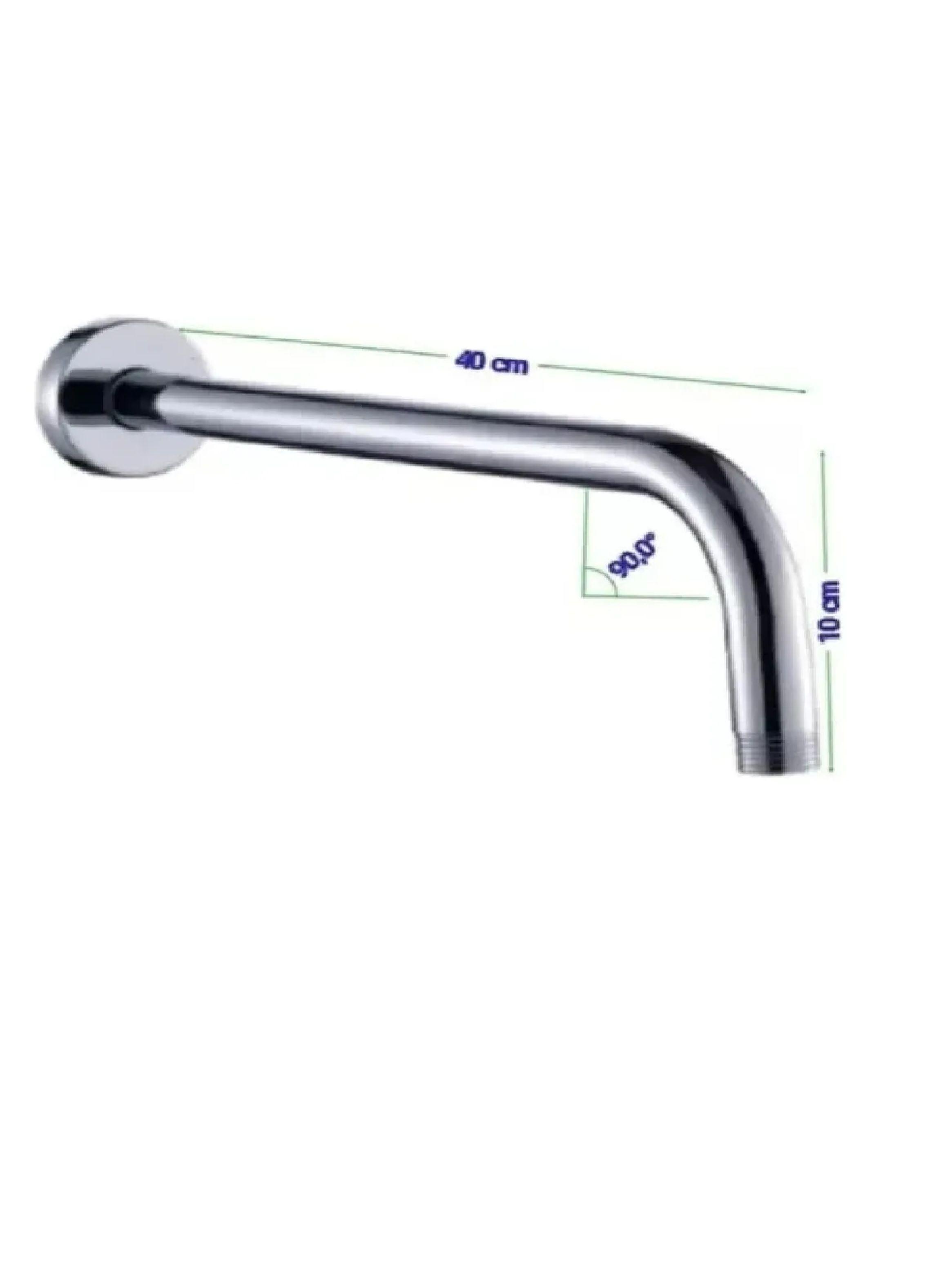 Brazo De Ducha Para Plato Acero Inoxidable 40 Cms Taumm-4