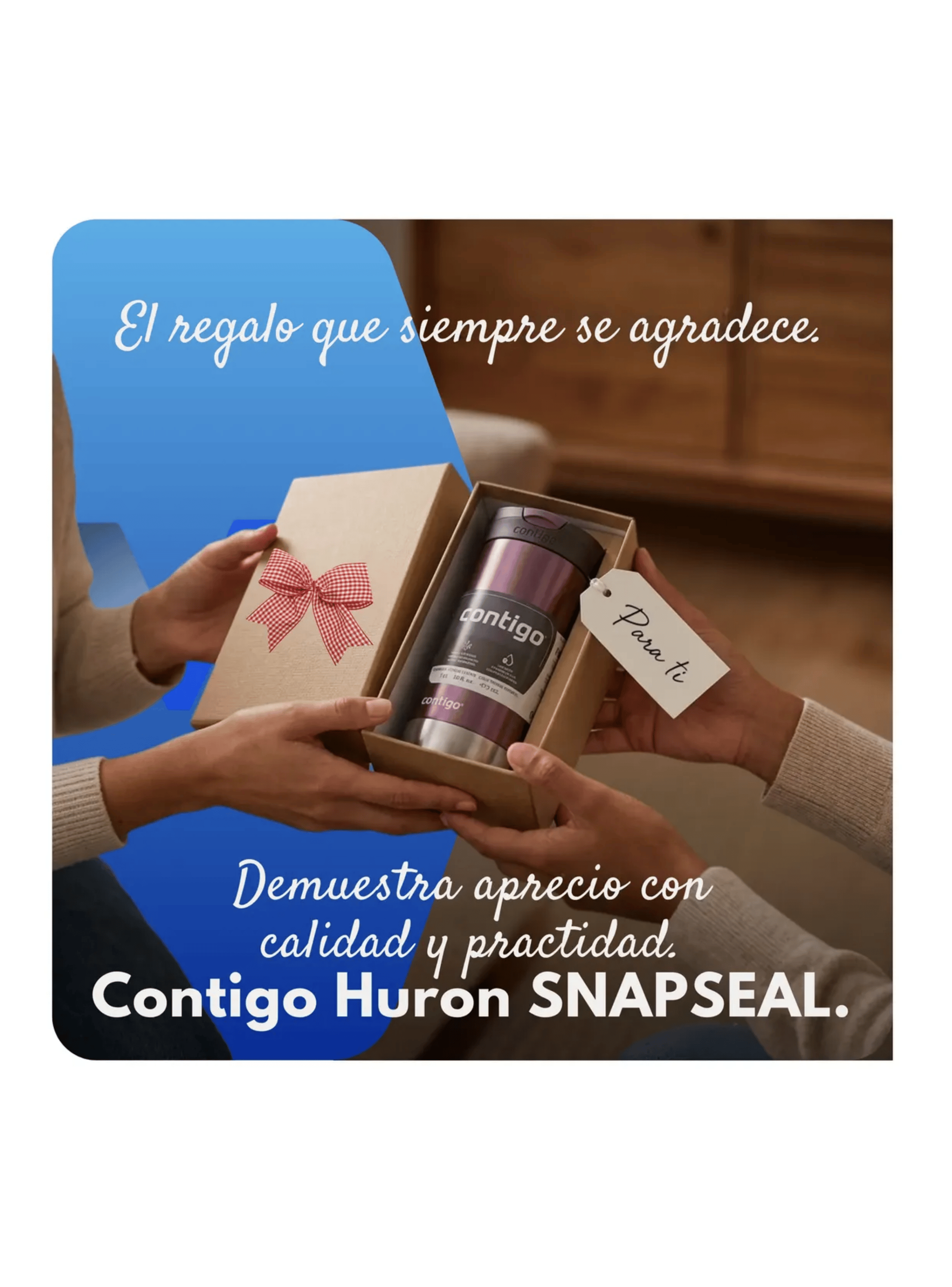Vaso Termico Contigo Huron 473ml Pine Berry Autoseal 18 8-4