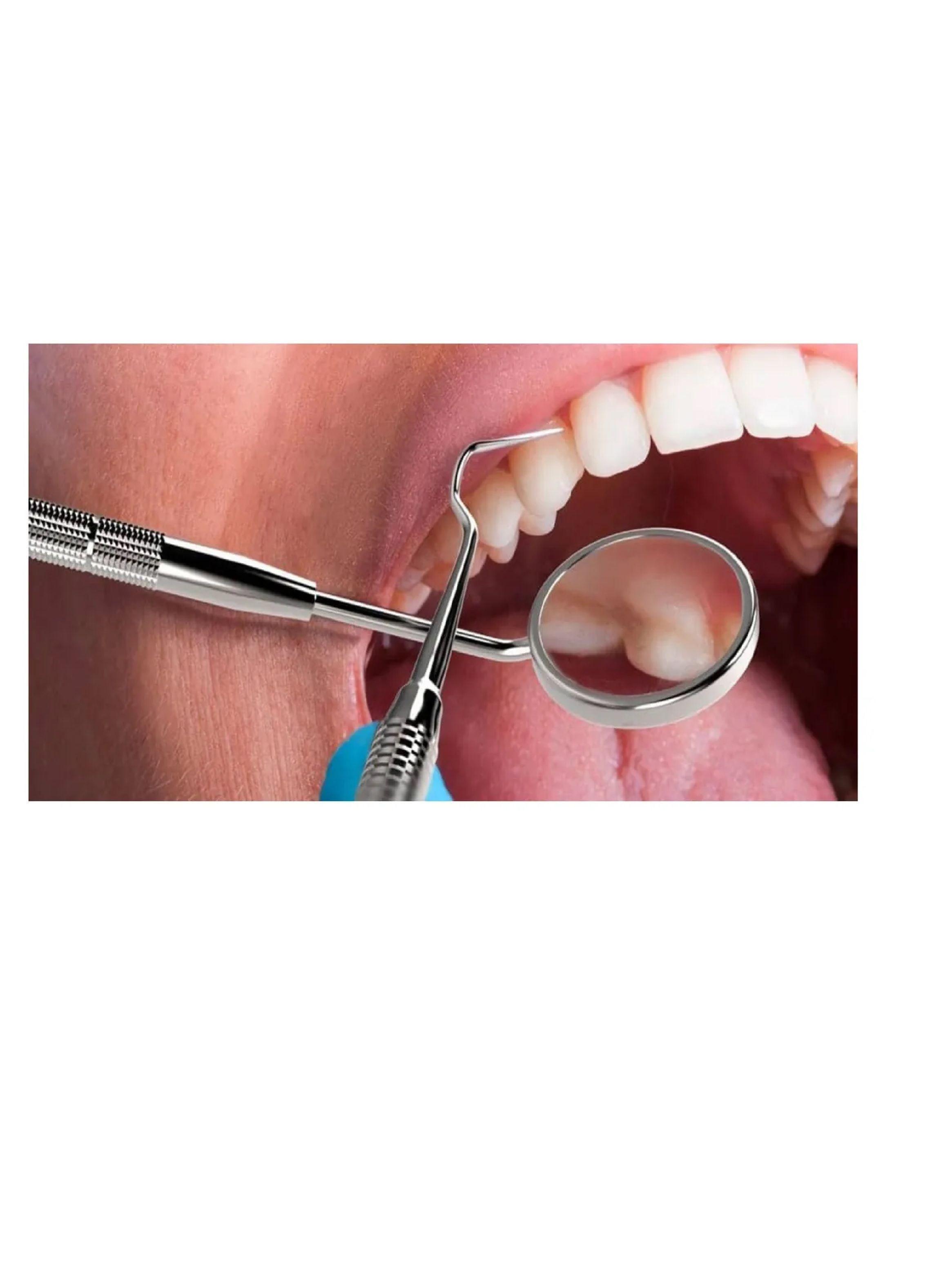 Espejo Mango De Acero Para Verificación De Pestañas O Dental-5