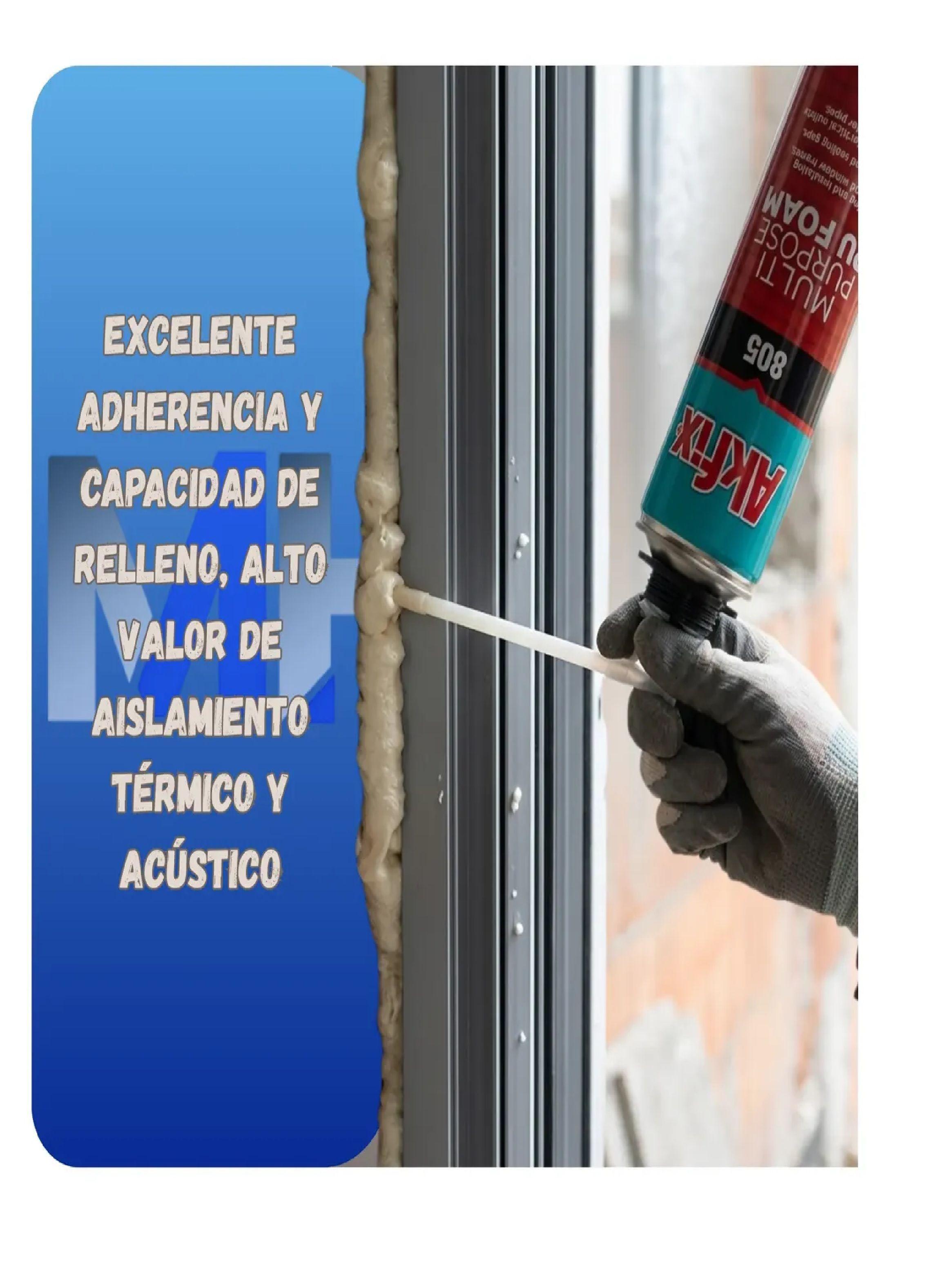 Pack 6 Espuma Poliuretano Akfix 805 750ml Manual Multiuso-2