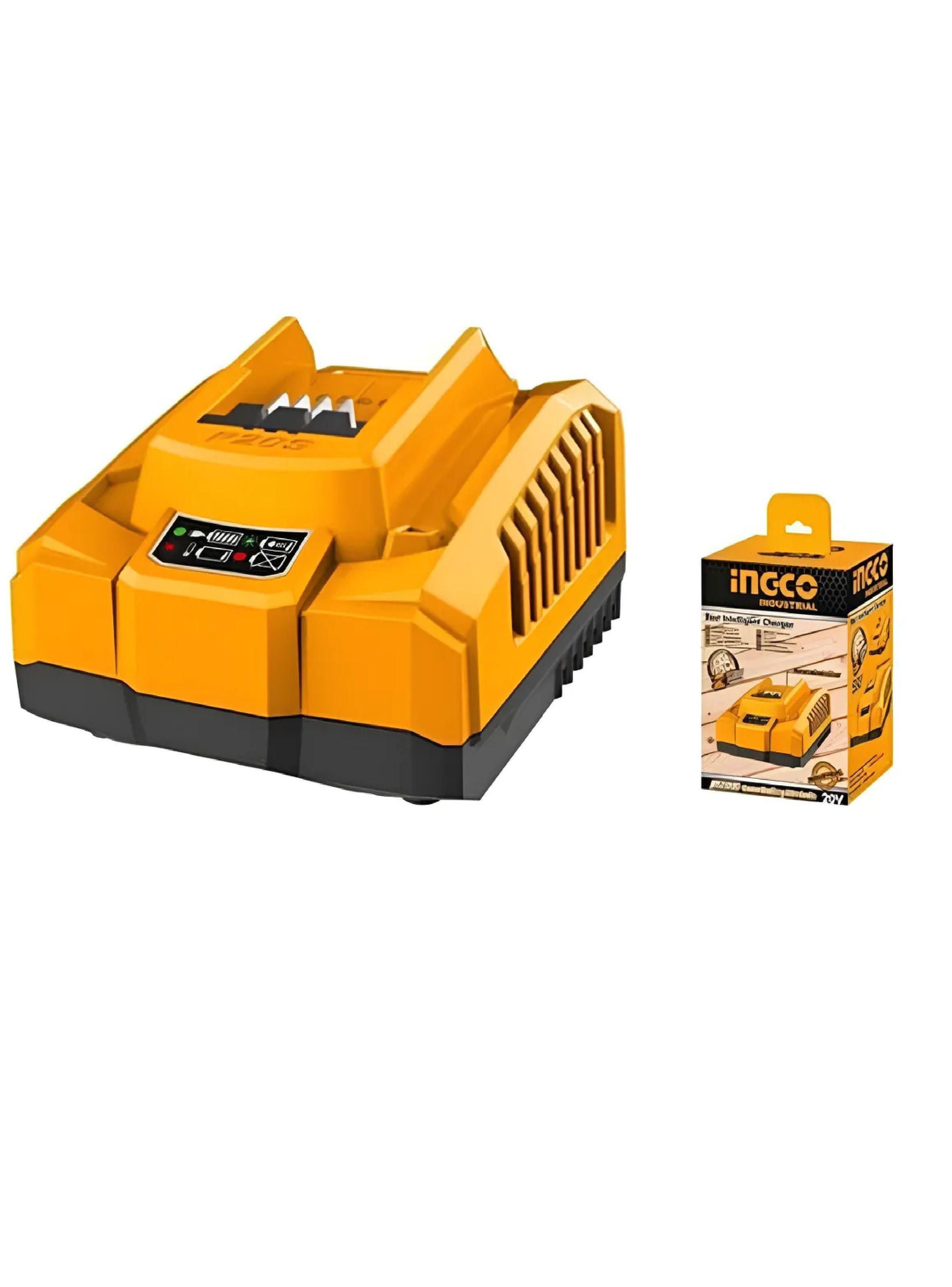 Cargador Rapido Industrial Ingco 20v 4ah Carga Turbo Bateria-0