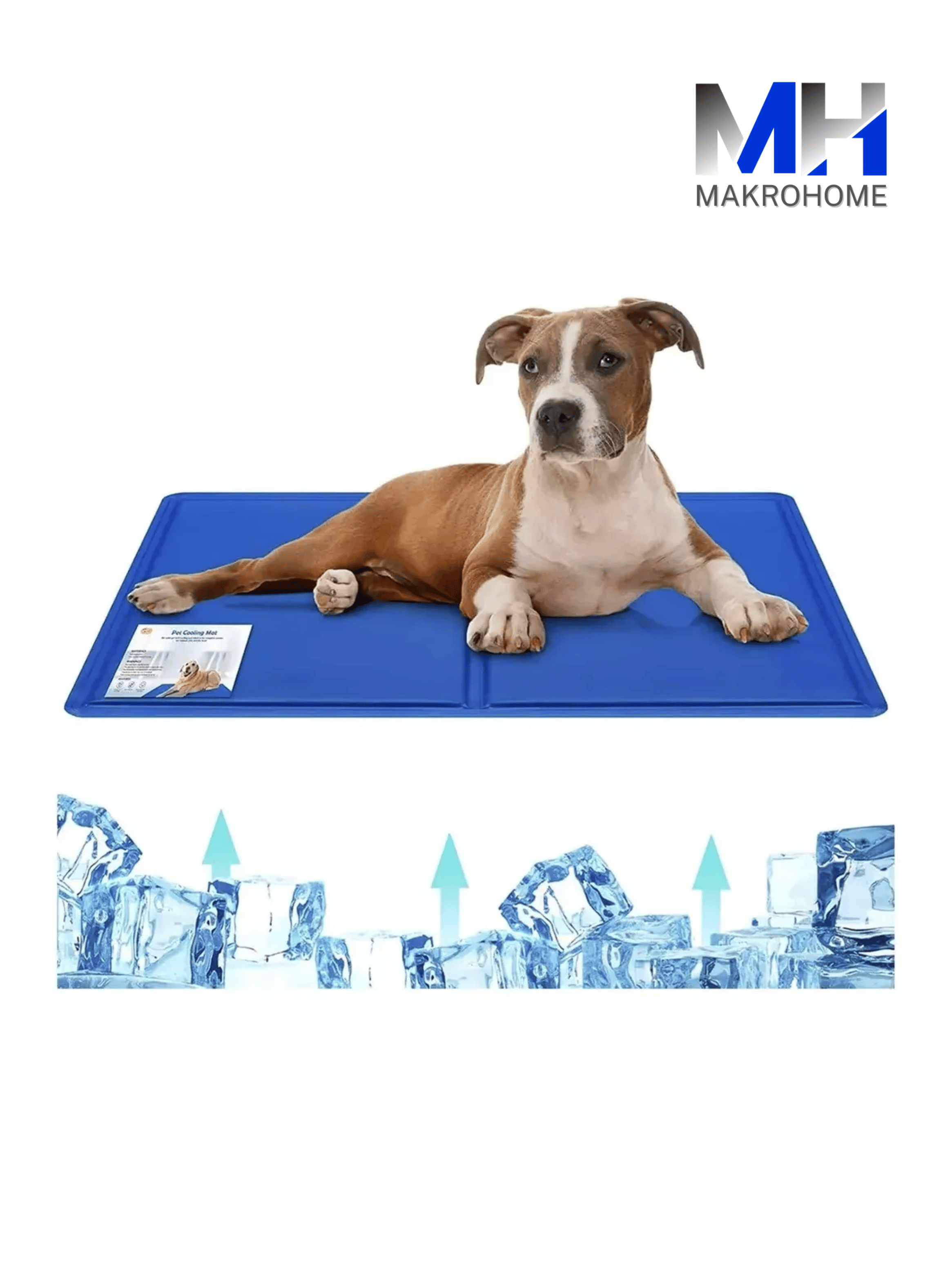 Manta Refrescante Mascotas Alfombra Perro Gato 65x50cm-6