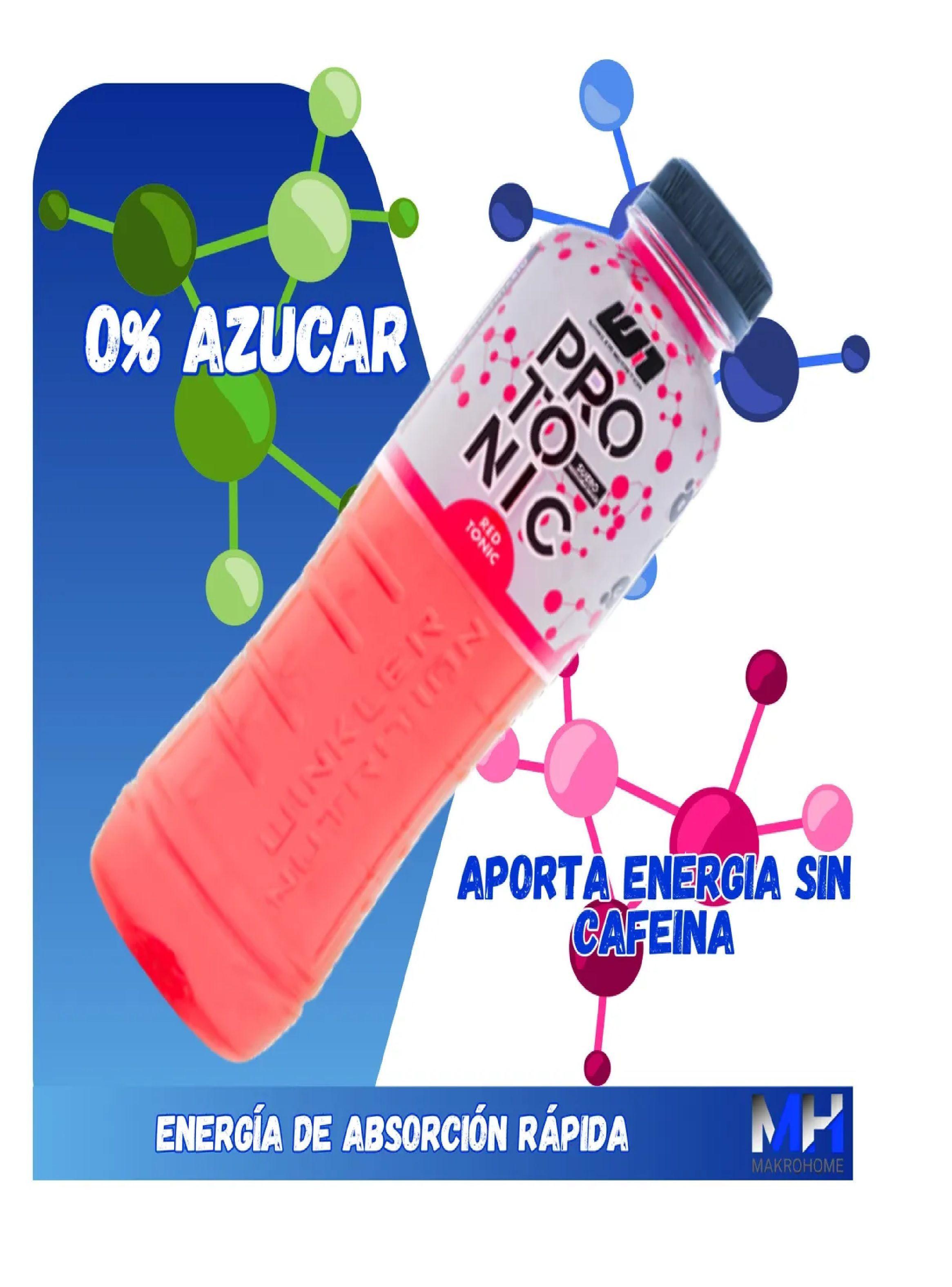 Pack X3 Protonic Bebida Isotonica 600ml Hidratacion Esencial Red Tonic-2