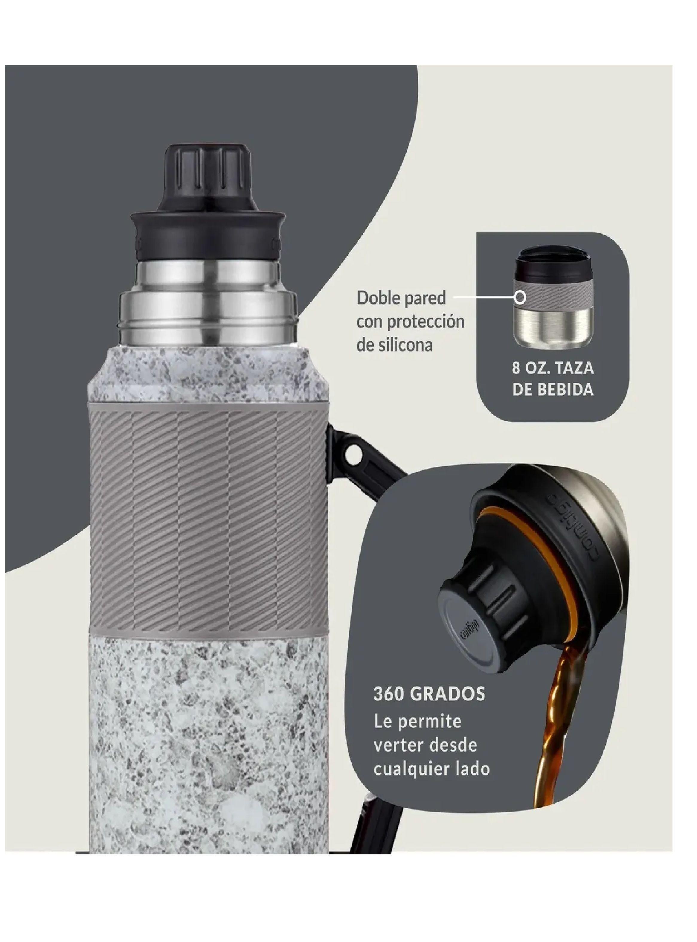 Termo Contigo Acero Inox 1182ml Thermalock Pizarra Moteada-3