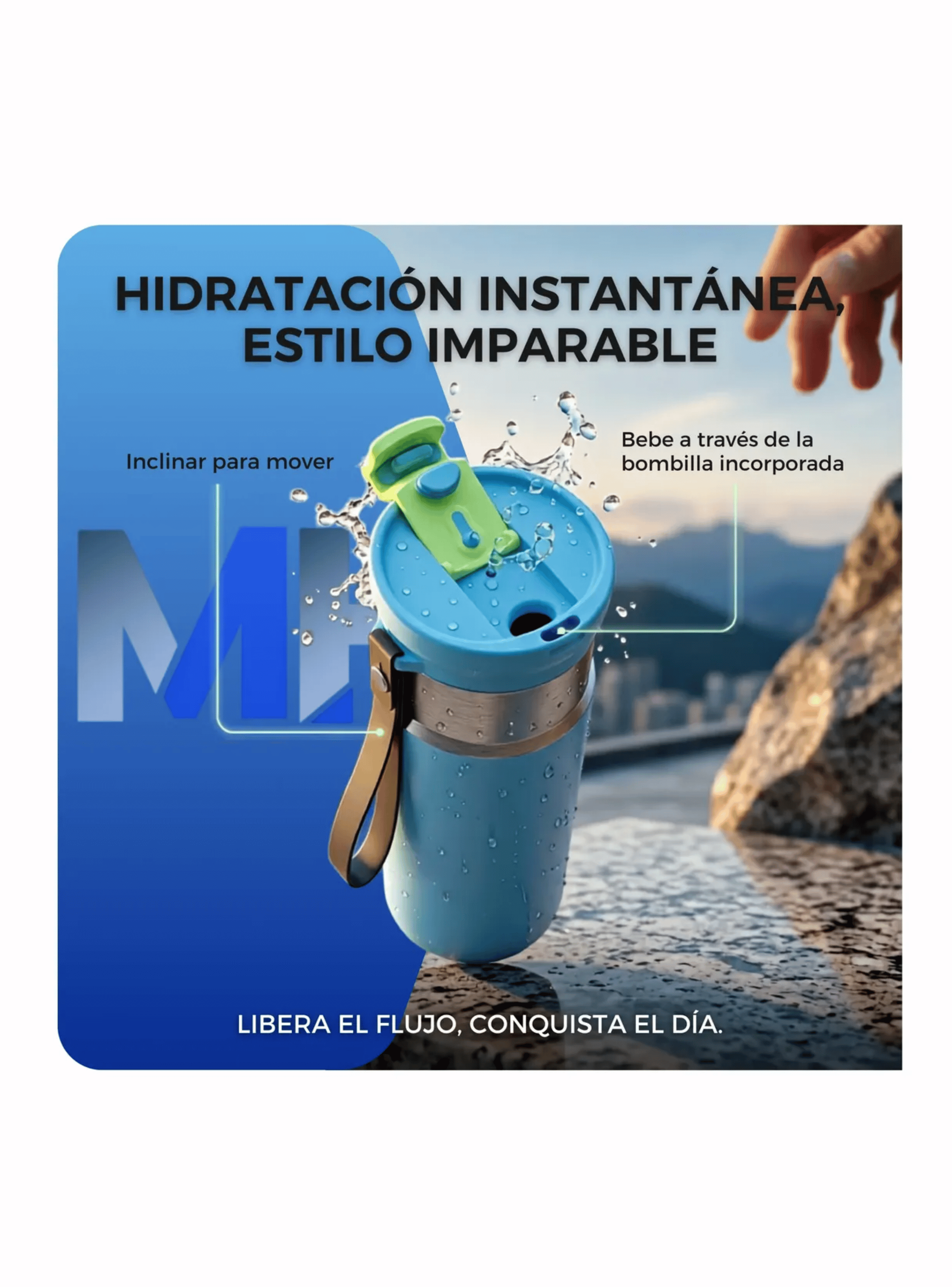 Botella Termica Contigo Dual Sip 473ml Frio Y Calor Inox-7