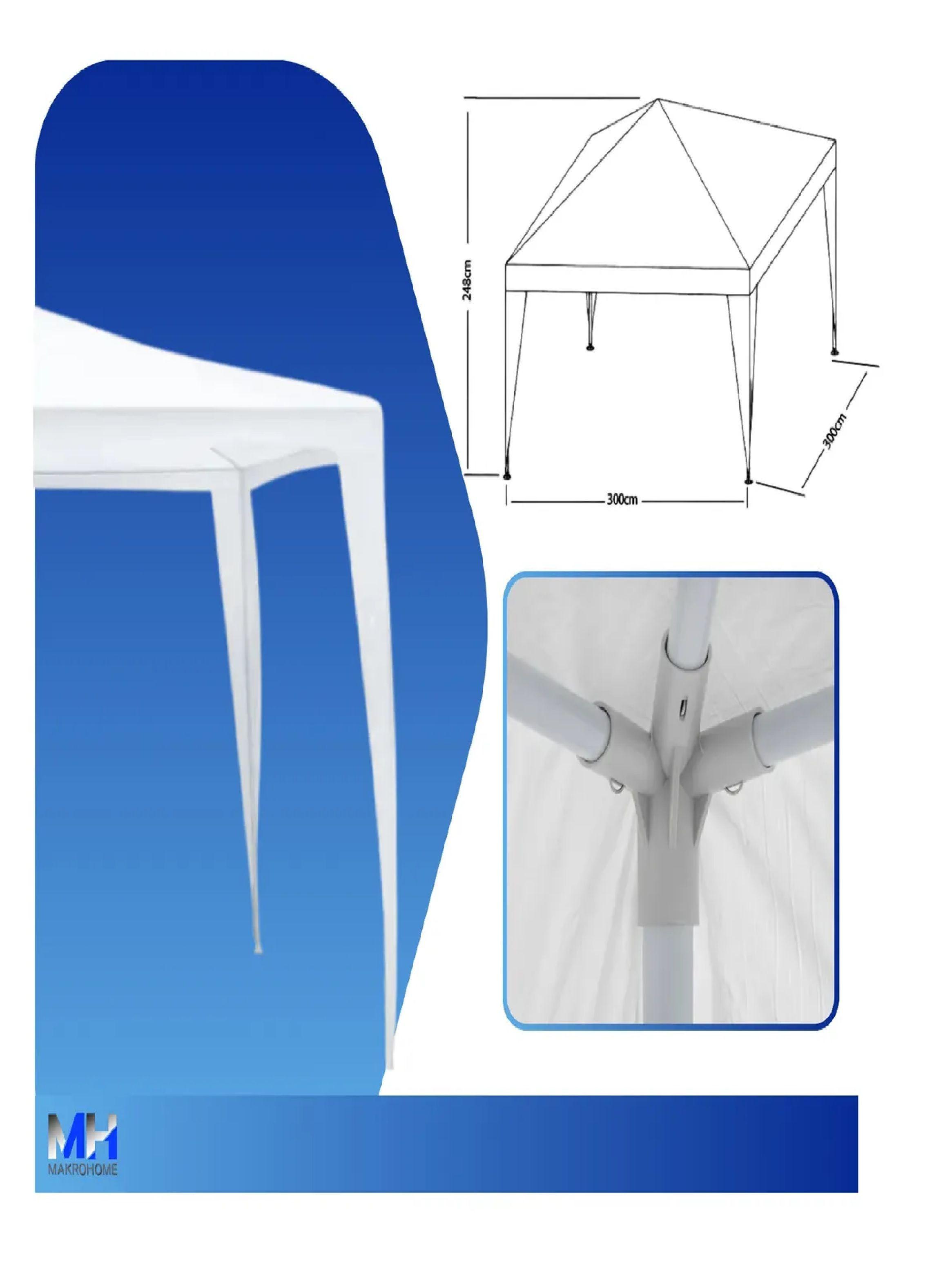 Toldo 3x3 Rafia Blanco Versatilidad Proteccion Para Exterior-3