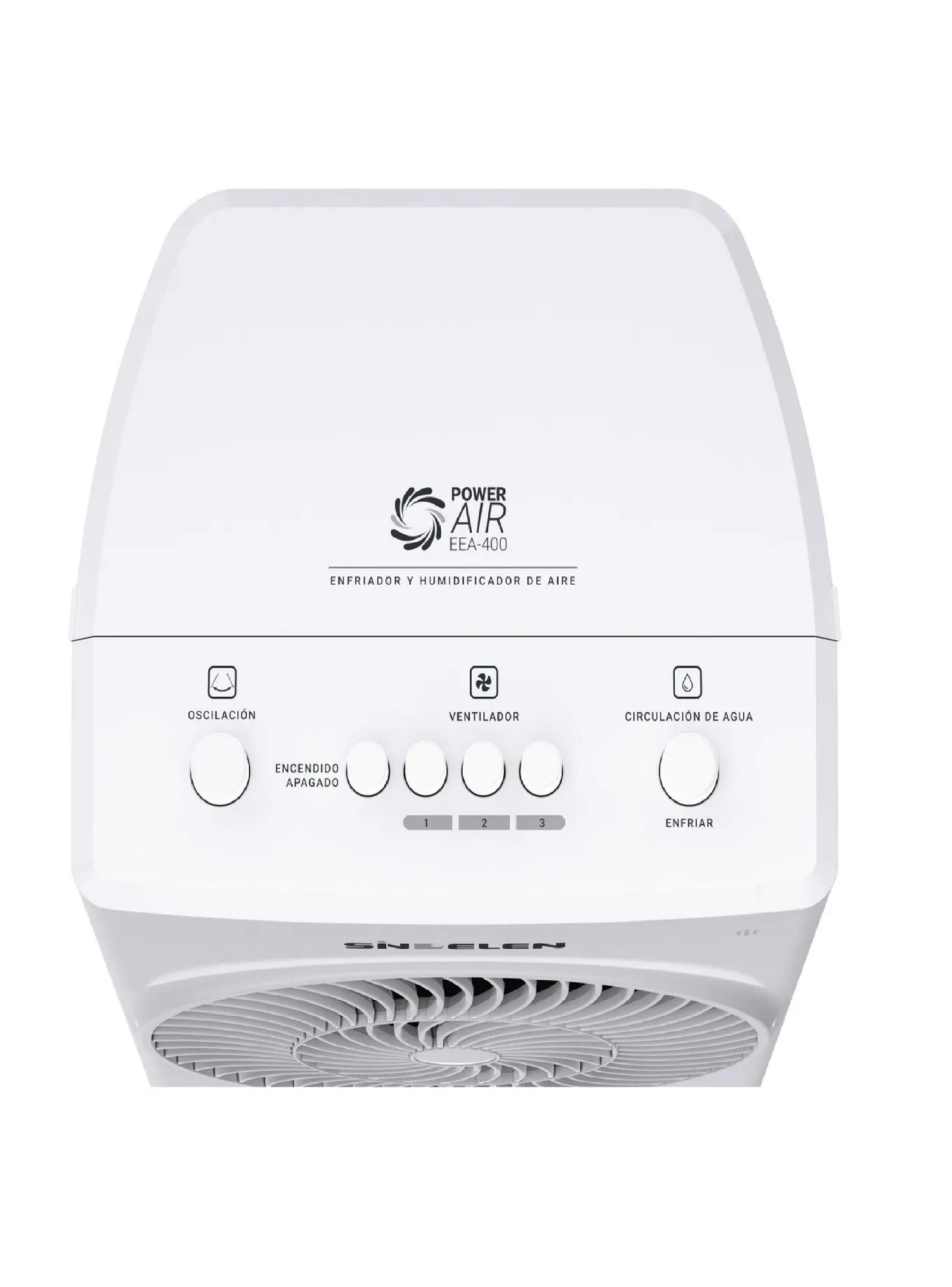 Enfriador De Aire Sindelen Power Air Eea-400 6 Lts Blanco-4
