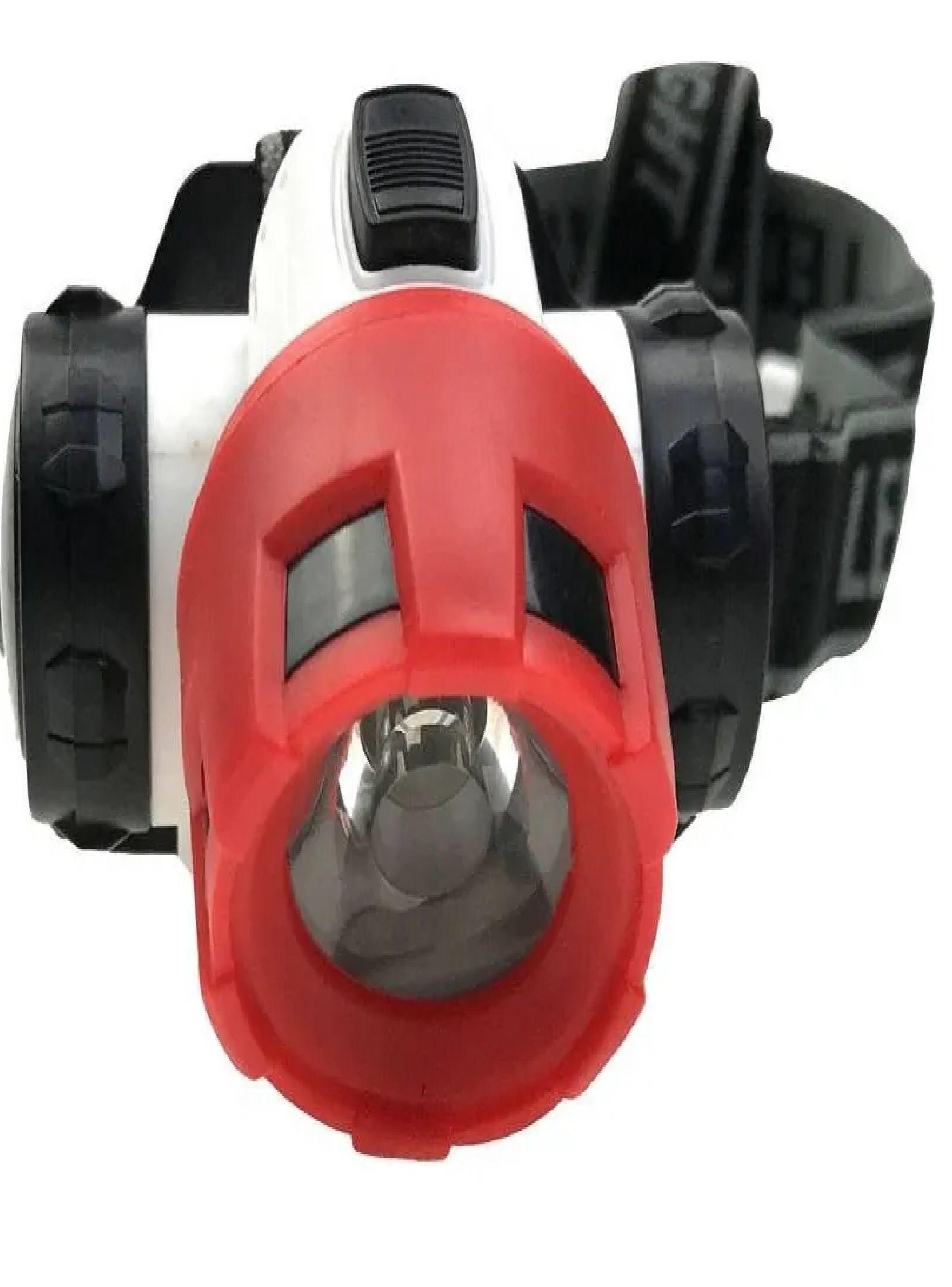 Lampara Linterna Frontal Cabeza Cintillo Luz Led Multicolor-3