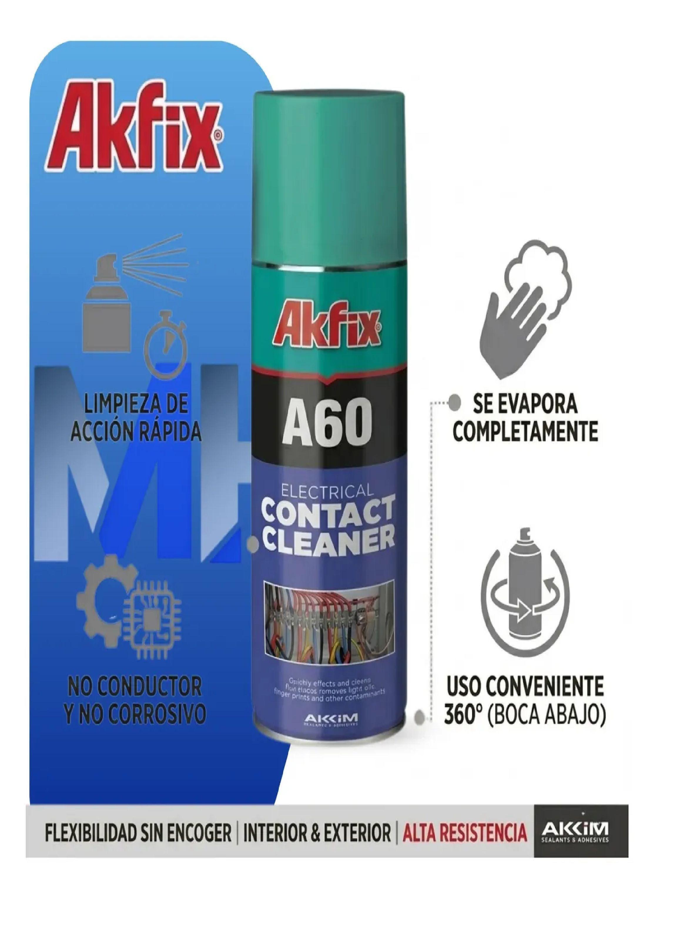 Limpia Contactos Electrico Akfix A60 Spray Electronica 200ml-2