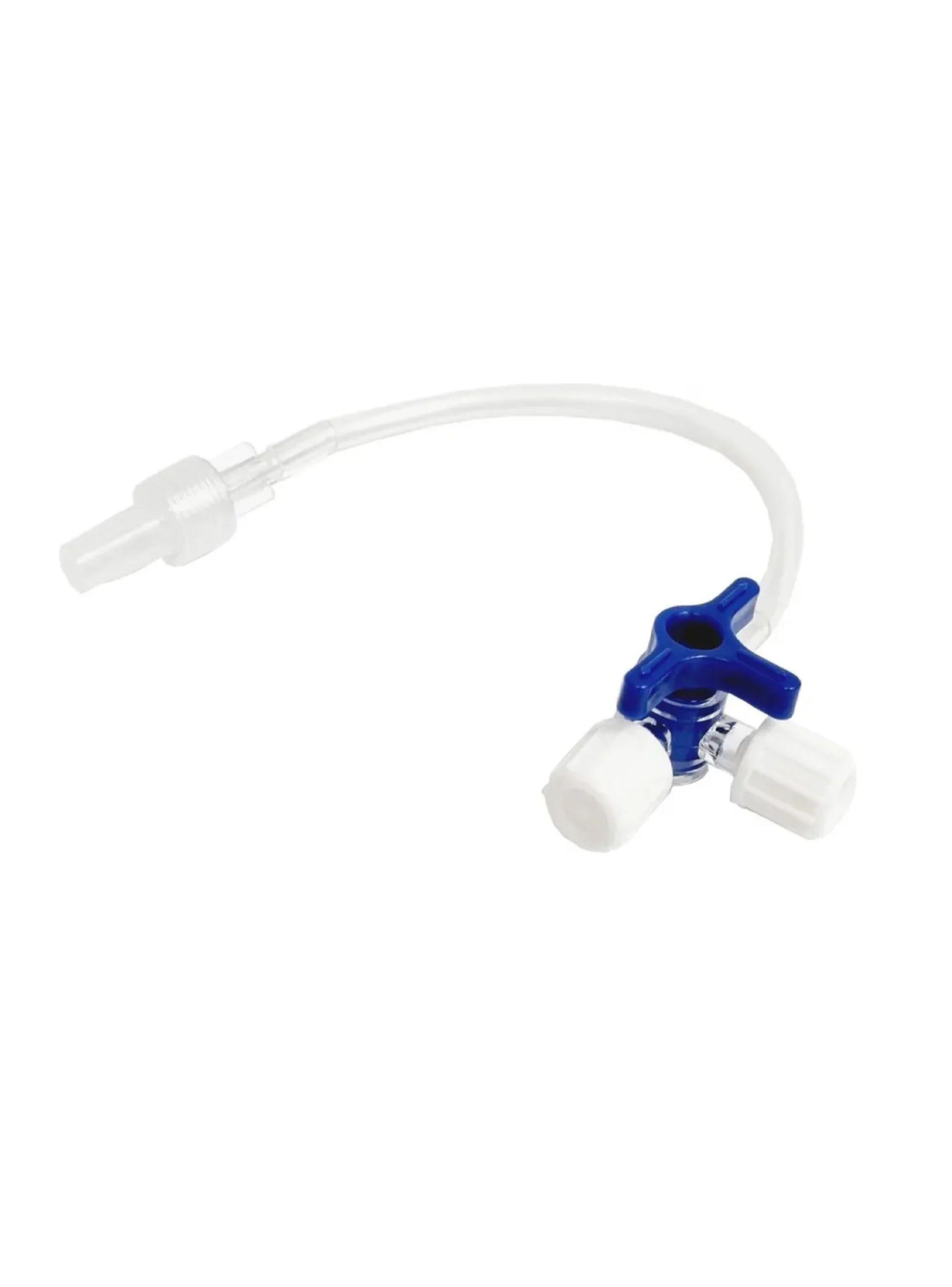Alargador Venoso Con Llave 3 Pasos 10cm 50uni Cranberry-3