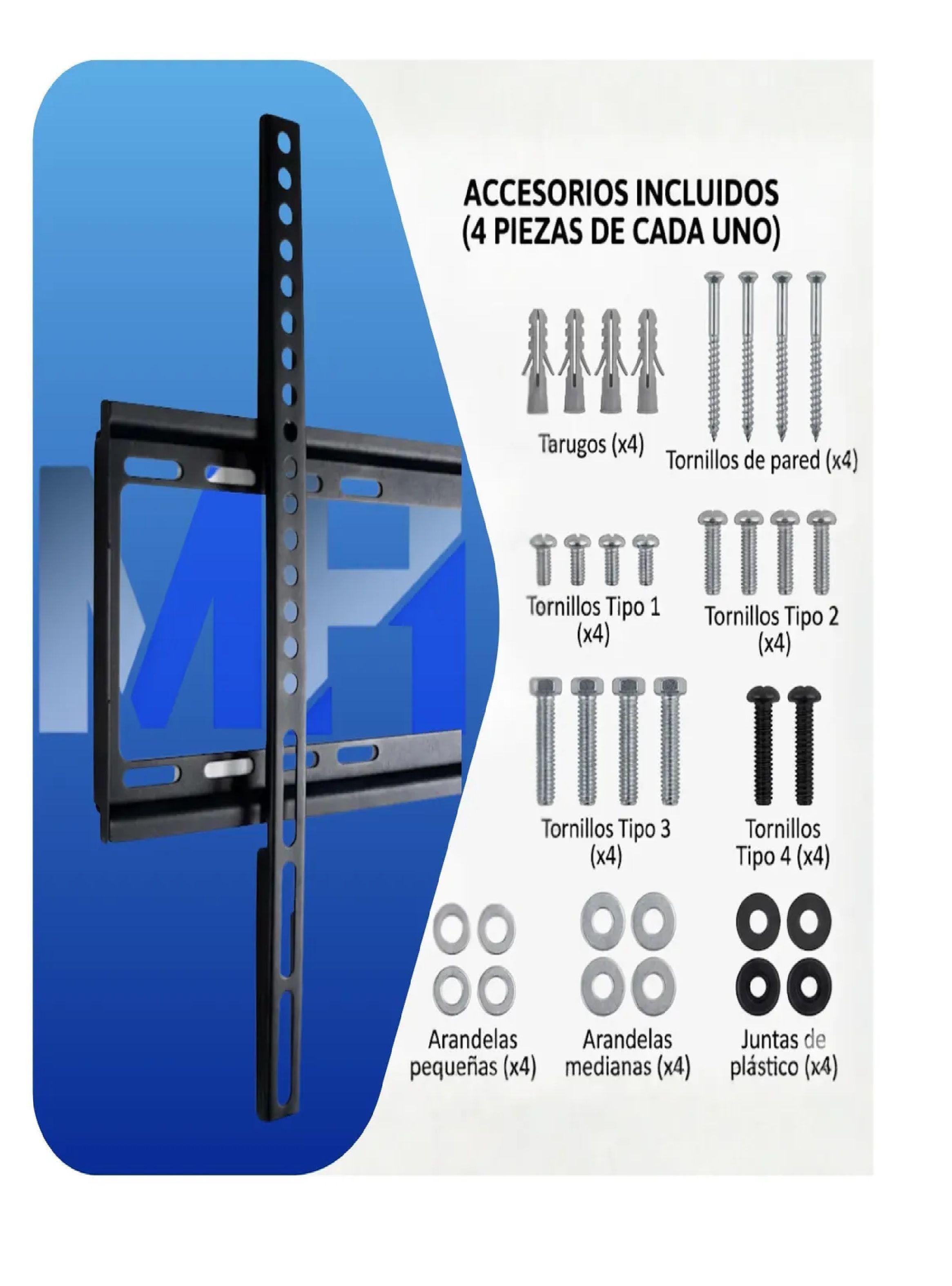 Soporte Fijo Tv 37 70 Pulgadas Soporta 50kg Super Slim Nex-2
