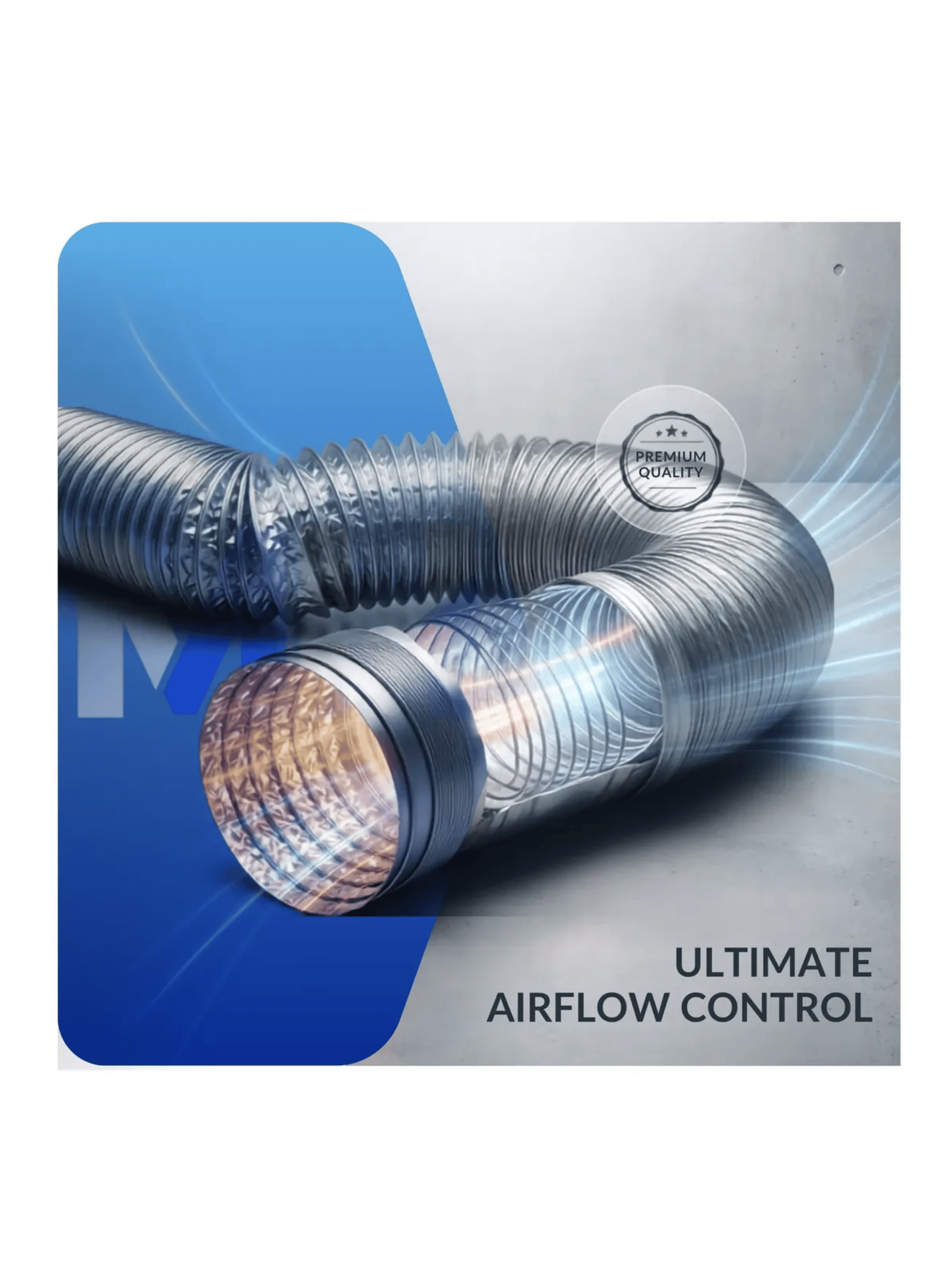 Ducto Tubo Flexible De Aluminio Para Ventilaci n 4 X 1mts-5