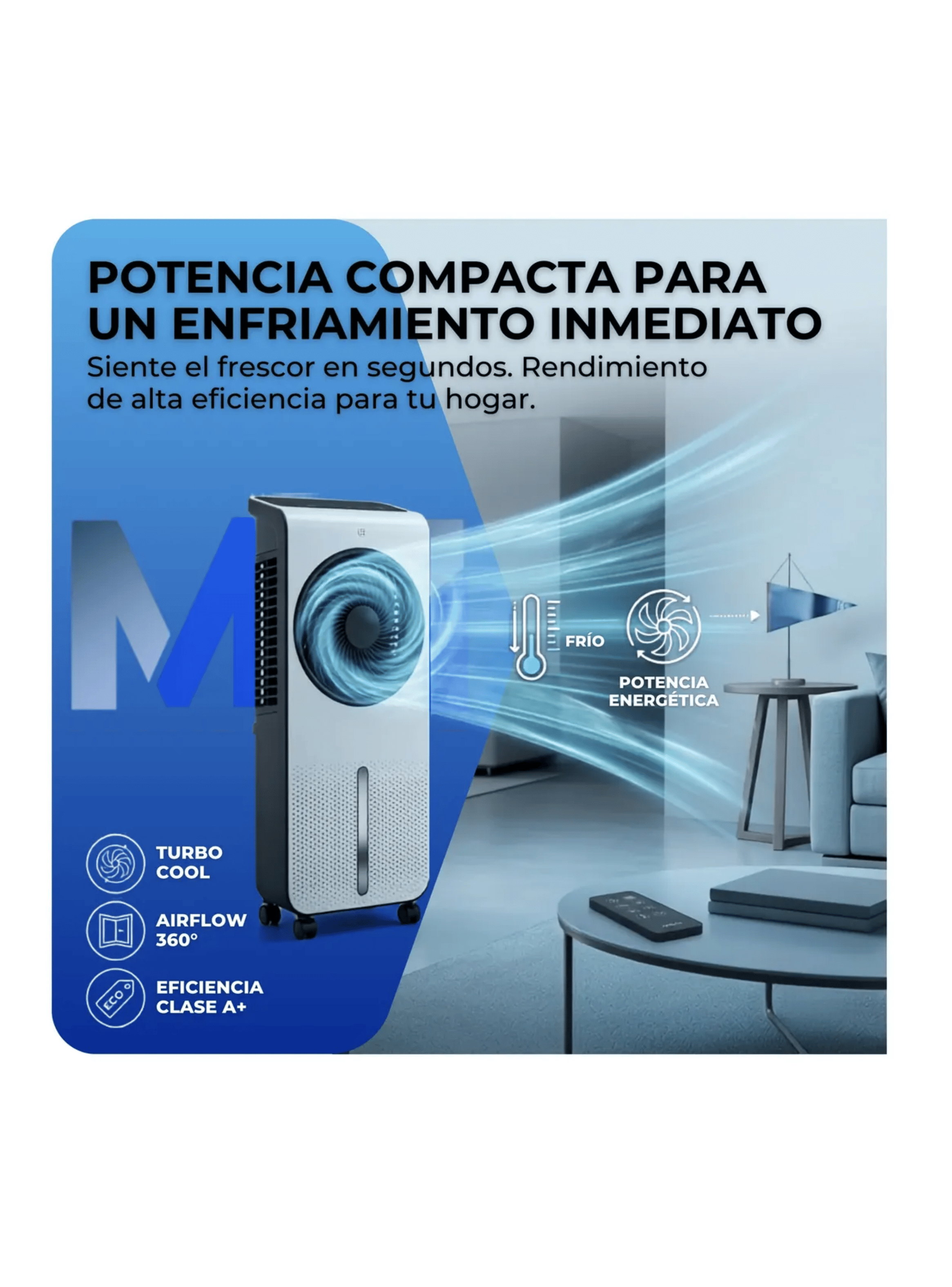 Enfriador De Aire Evaporativo Airolite Evt 2301 Slim 5l 24w-3