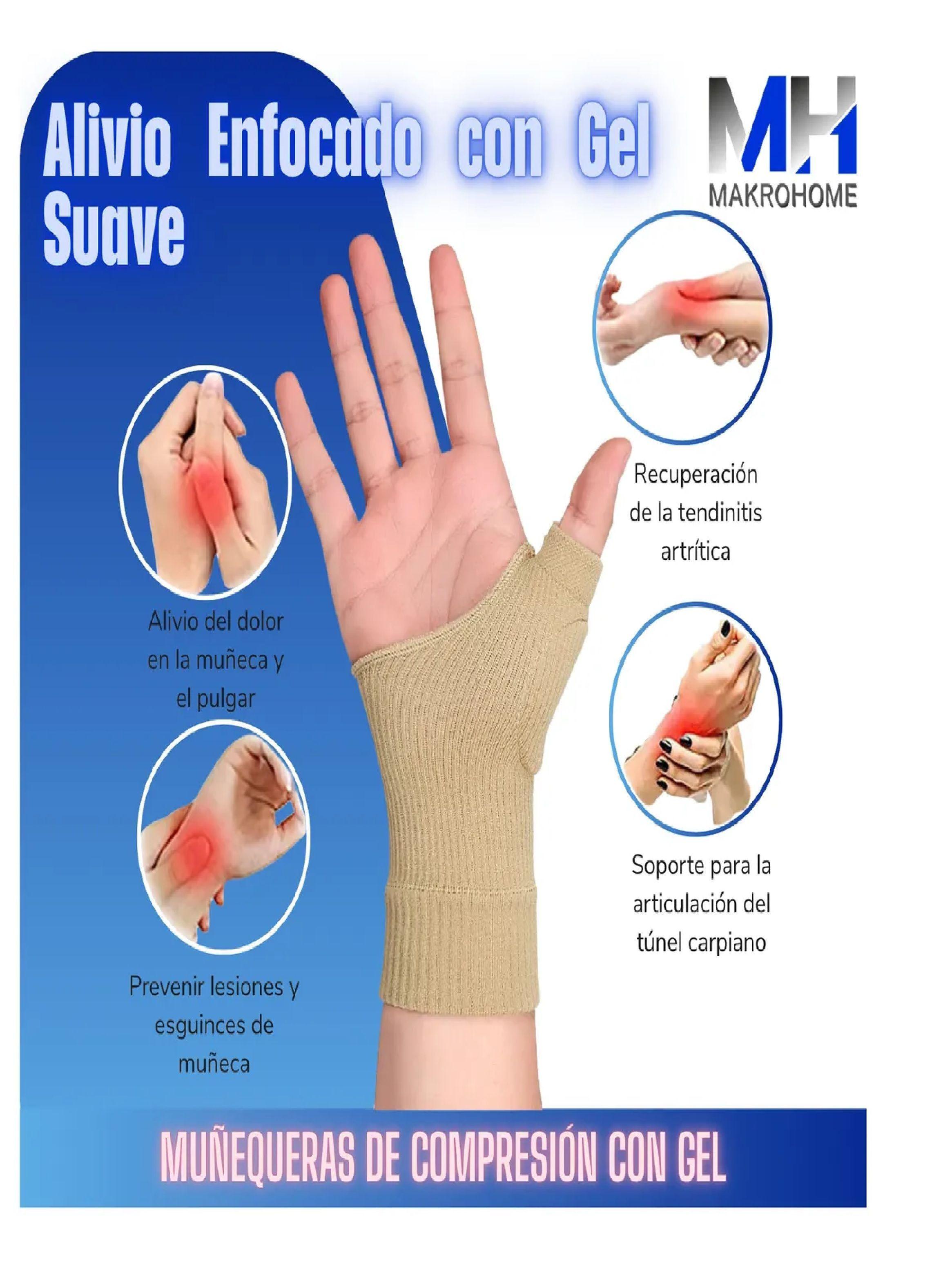 Muñequera Con Gel Artritis Tendinitis Y Tunel Carpiano-3