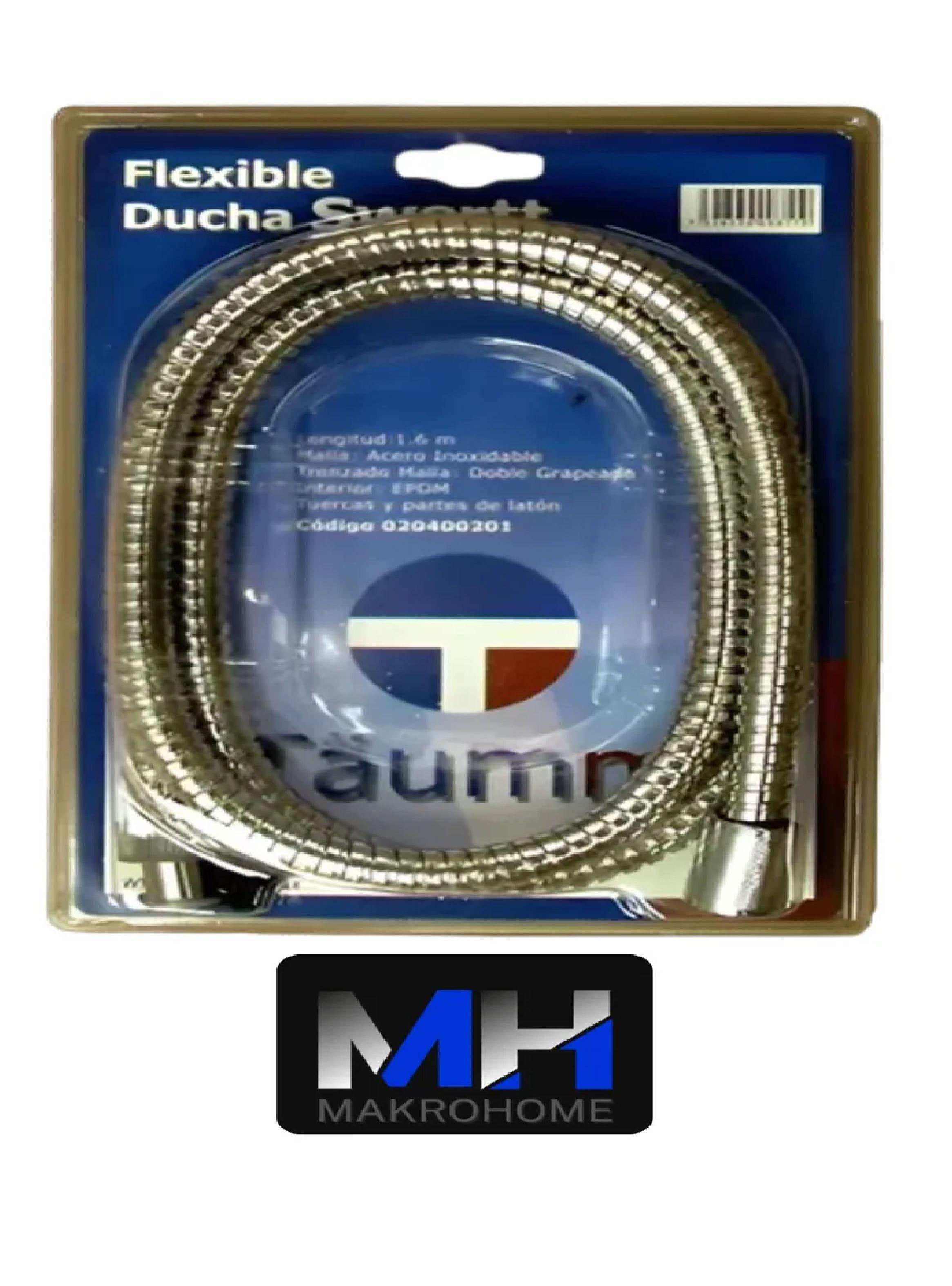 Flexible Ducha 1,6 Metros De Largo Swertt Taumm Acero Inox-3