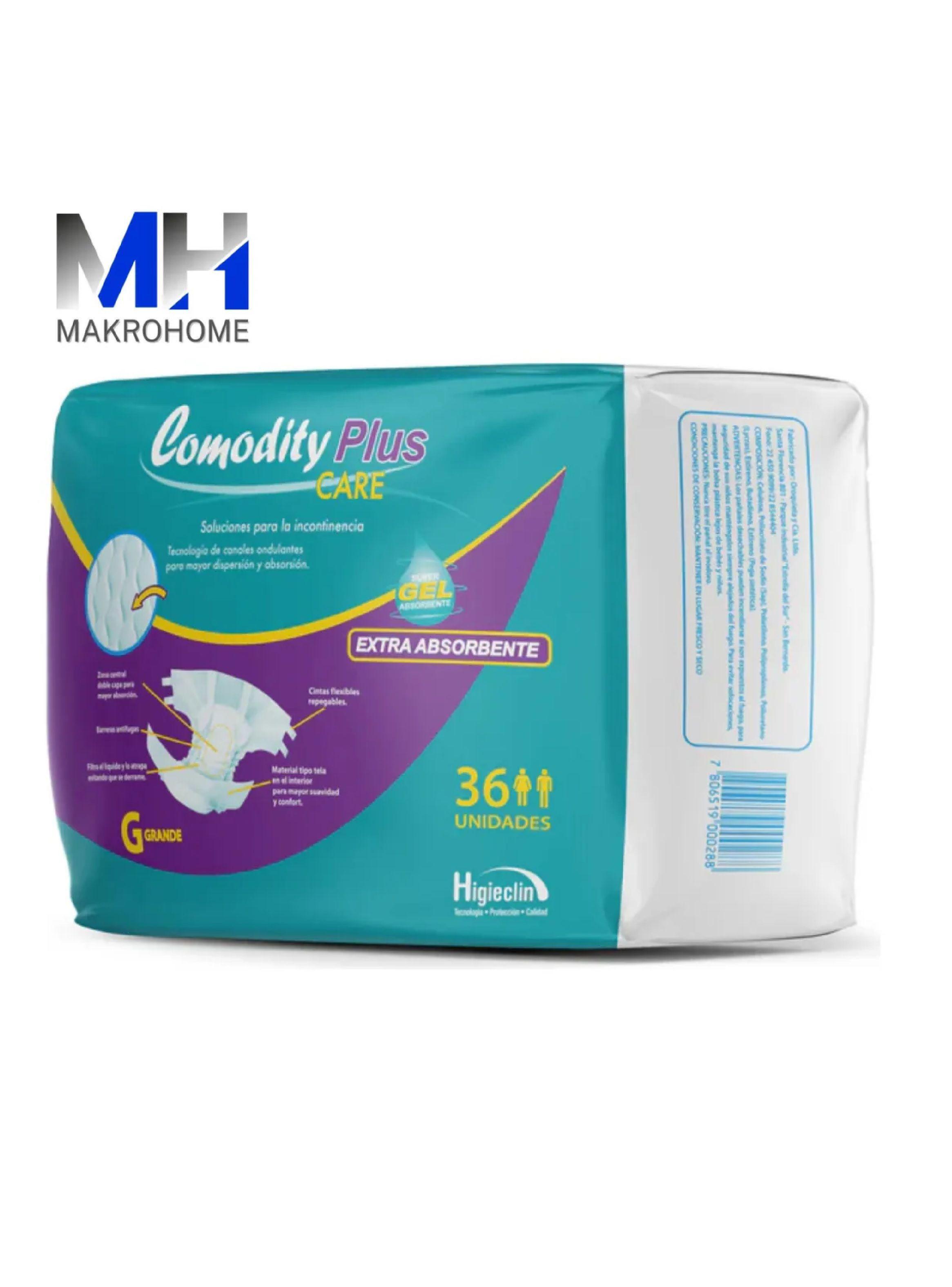 Pañal Adulto Higieclin Plus Care Talla G X36 Con Aloe Vera-4
