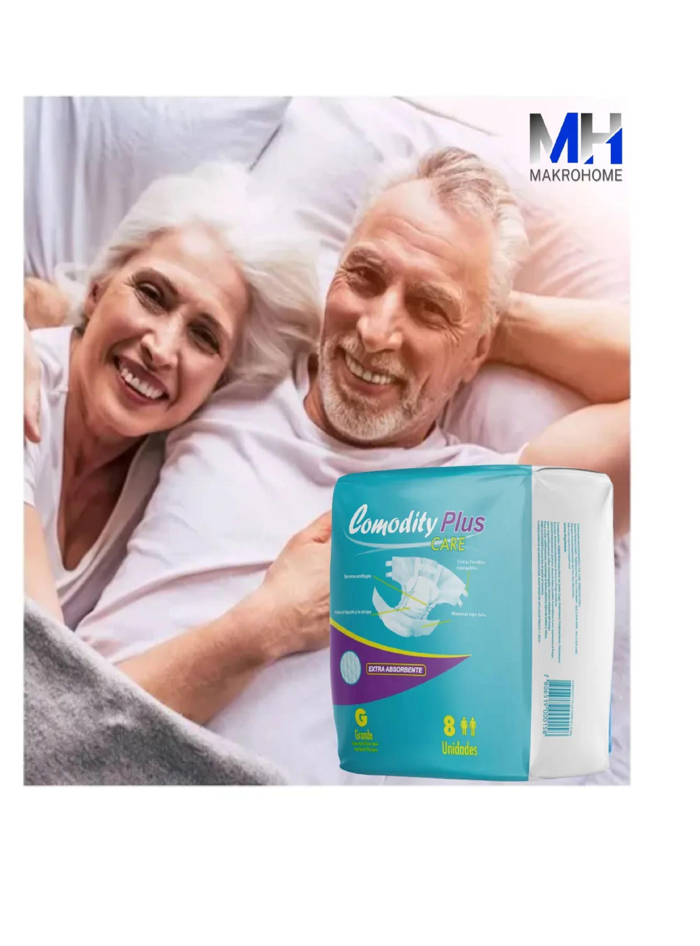 Pañal Adulto Higieclin Plus Care Talla G X8 Con Aloe Vera-3