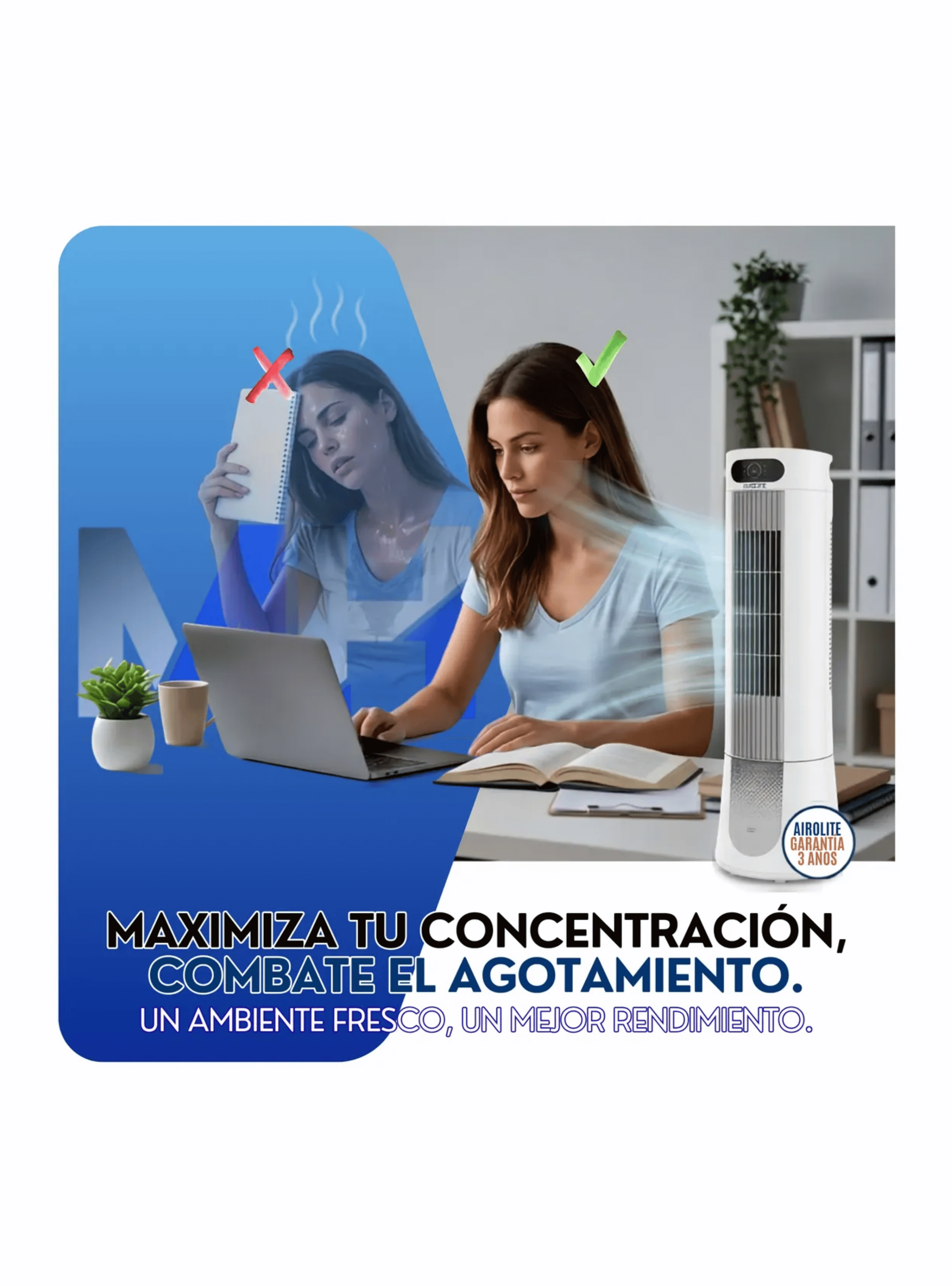 Enfriador De Aire Evaporativo Torre Airolite Evt 2500pa 4l-4